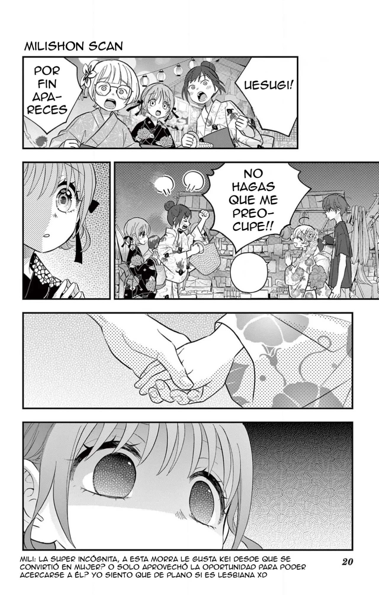 Uesugi-kun wa Onnanoko wo Yametai - Capítulo 20 - Página 22 - LectorTMOo