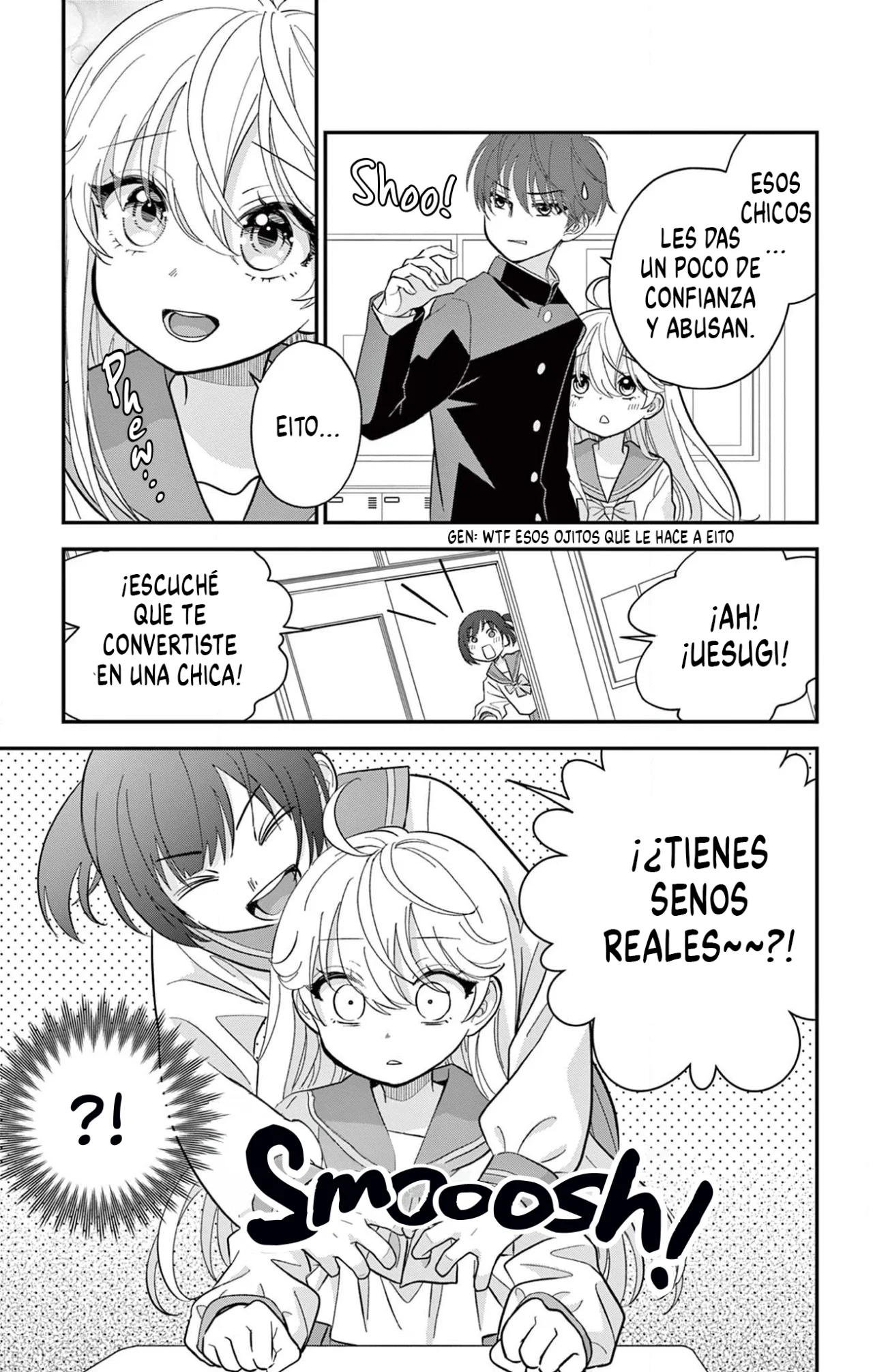 Uesugi-kun wa Onnanoko wo Yametai - Capítulo 4 - Página 17 - LectorTMOo
