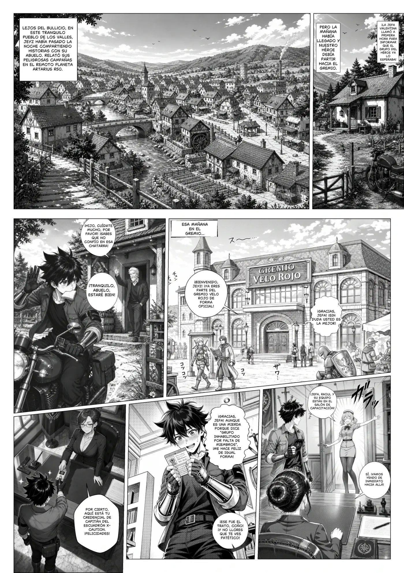X-Caution | El Alquimista de Fuego que enamora a Todas sin querer Salvará al universo... o algo así! (Manga IA) - Capítulo 13 - Página 13 - LectorTMOo
