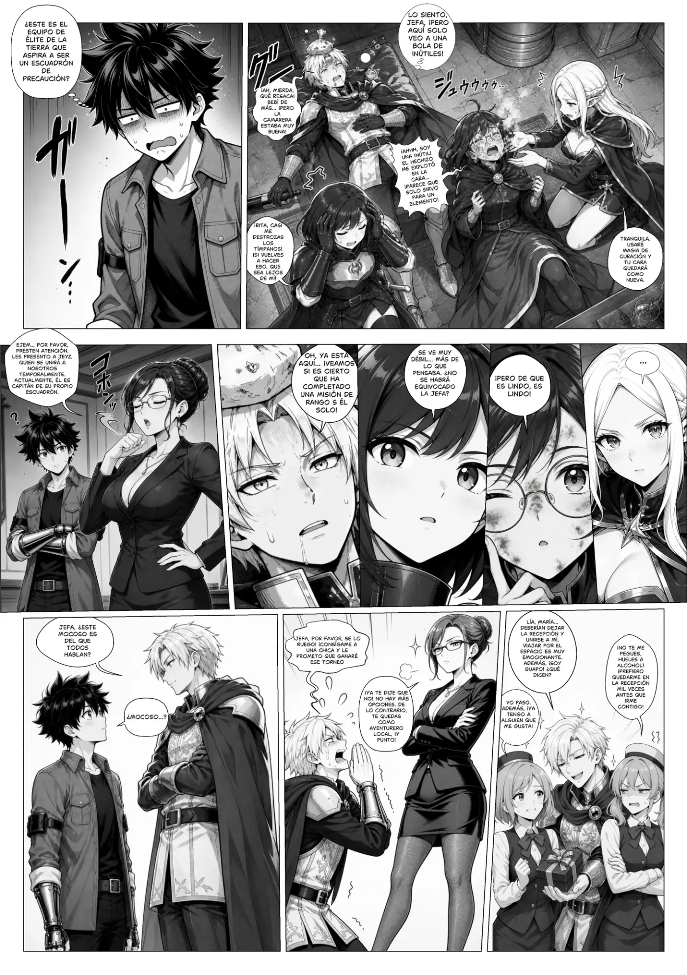 X-Caution | El Alquimista de Fuego que enamora a Todas sin querer Salvará al universo... o algo así! (Manga IA) - Capítulo 13 - Página 15 - LectorTMOo