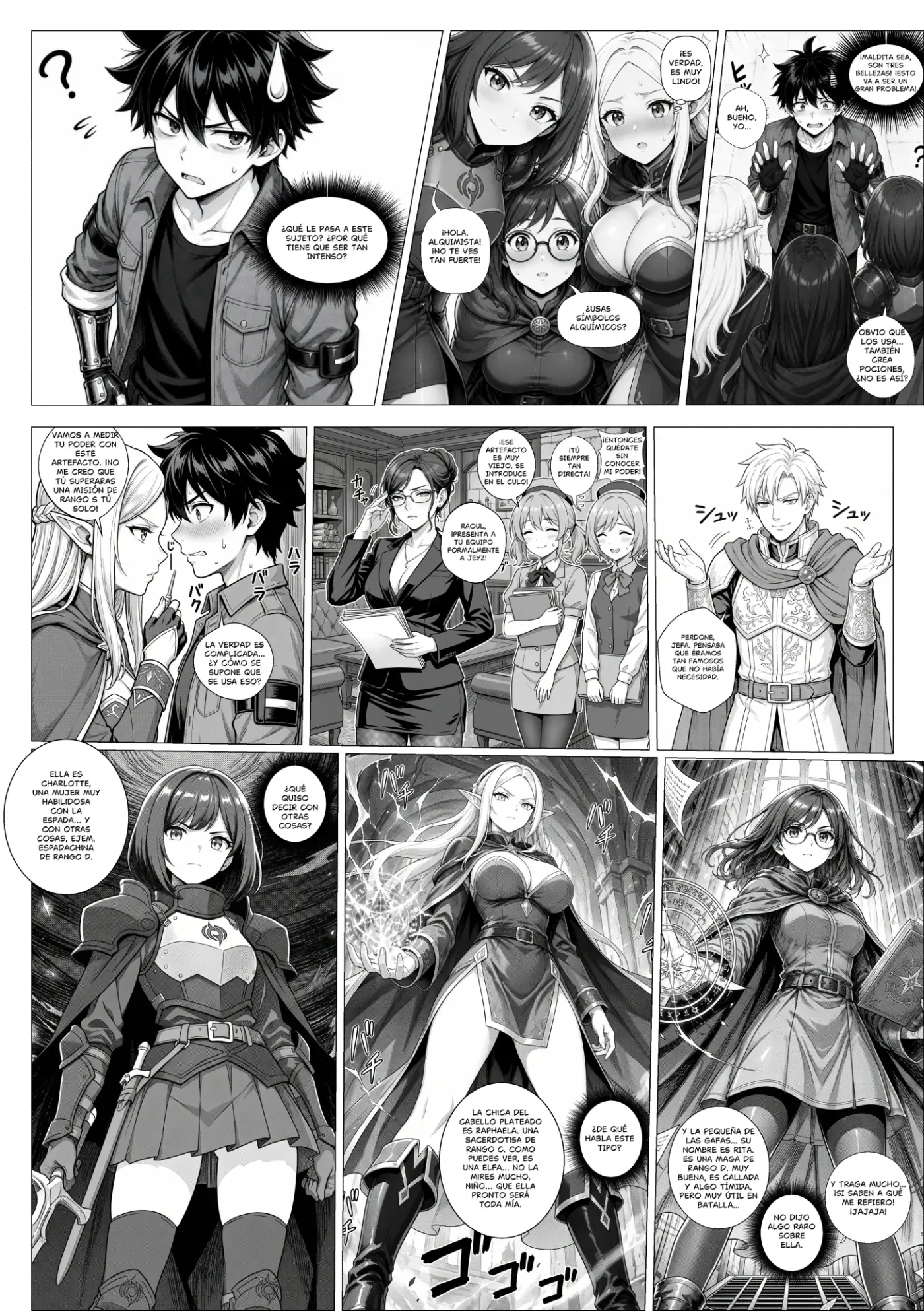 X-Caution | El Alquimista de Fuego que enamora a Todas sin querer Salvará al universo... o algo así! (Manga IA) - Capítulo 13 - Página 16 - LectorTMOo