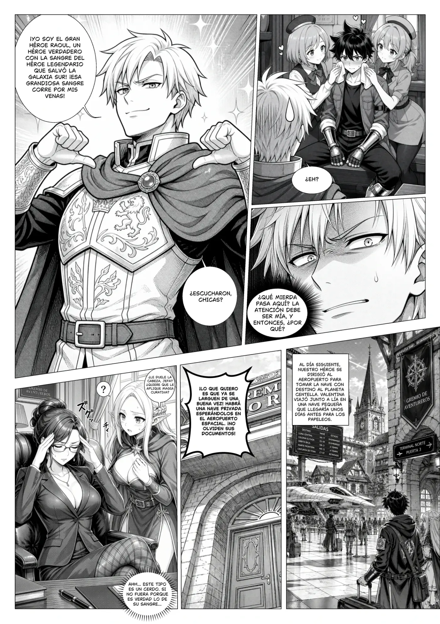 X-Caution | El Alquimista de Fuego que enamora a Todas sin querer Salvará al universo... o algo así! (Manga IA) - Capítulo 13 - Página 17 - LectorTMOo