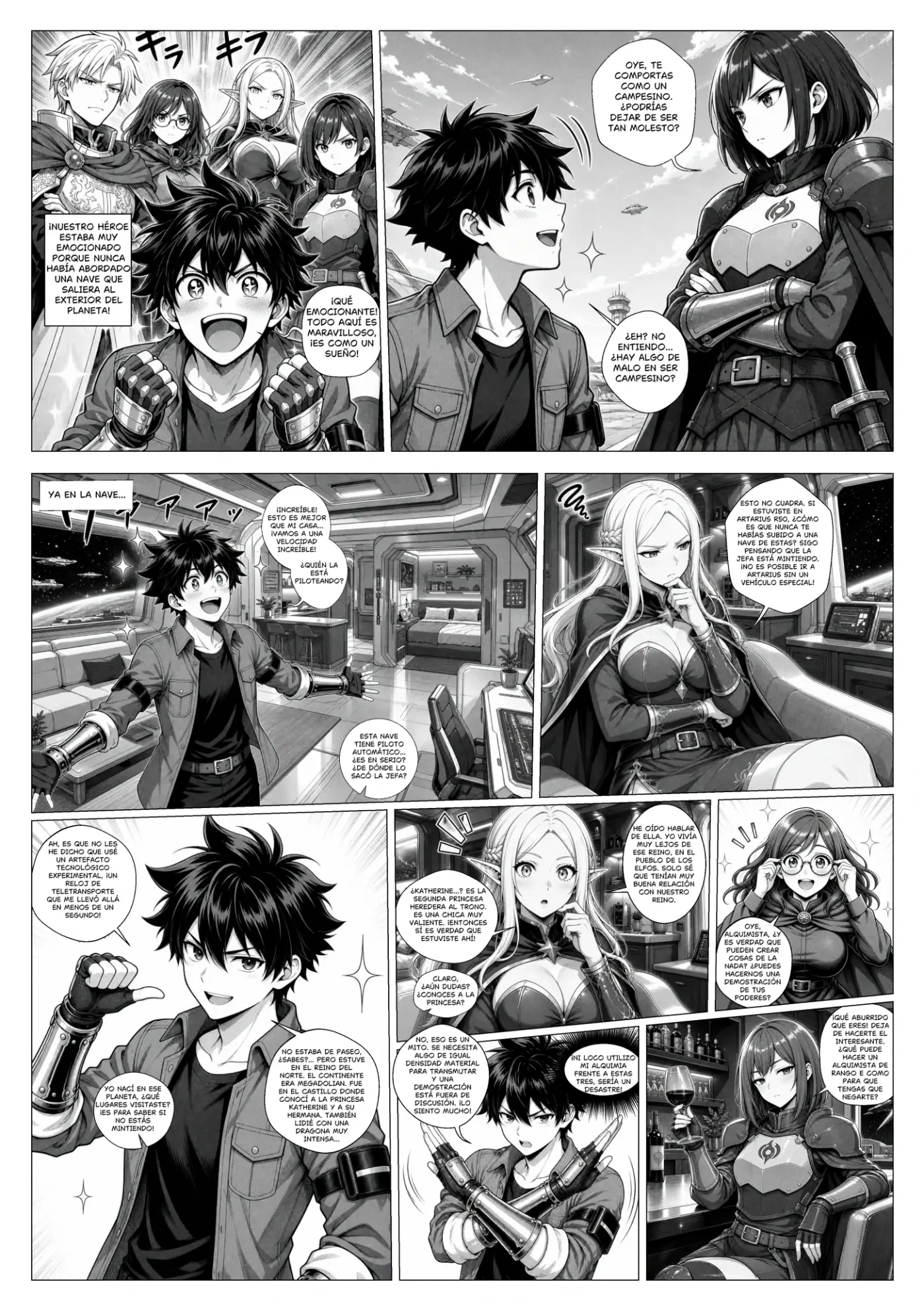 X-Caution | El Alquimista de Fuego que enamora a Todas sin querer Salvará al universo... o algo así! (Manga IA) - Capítulo 13 - Página 18 - LectorTMOo