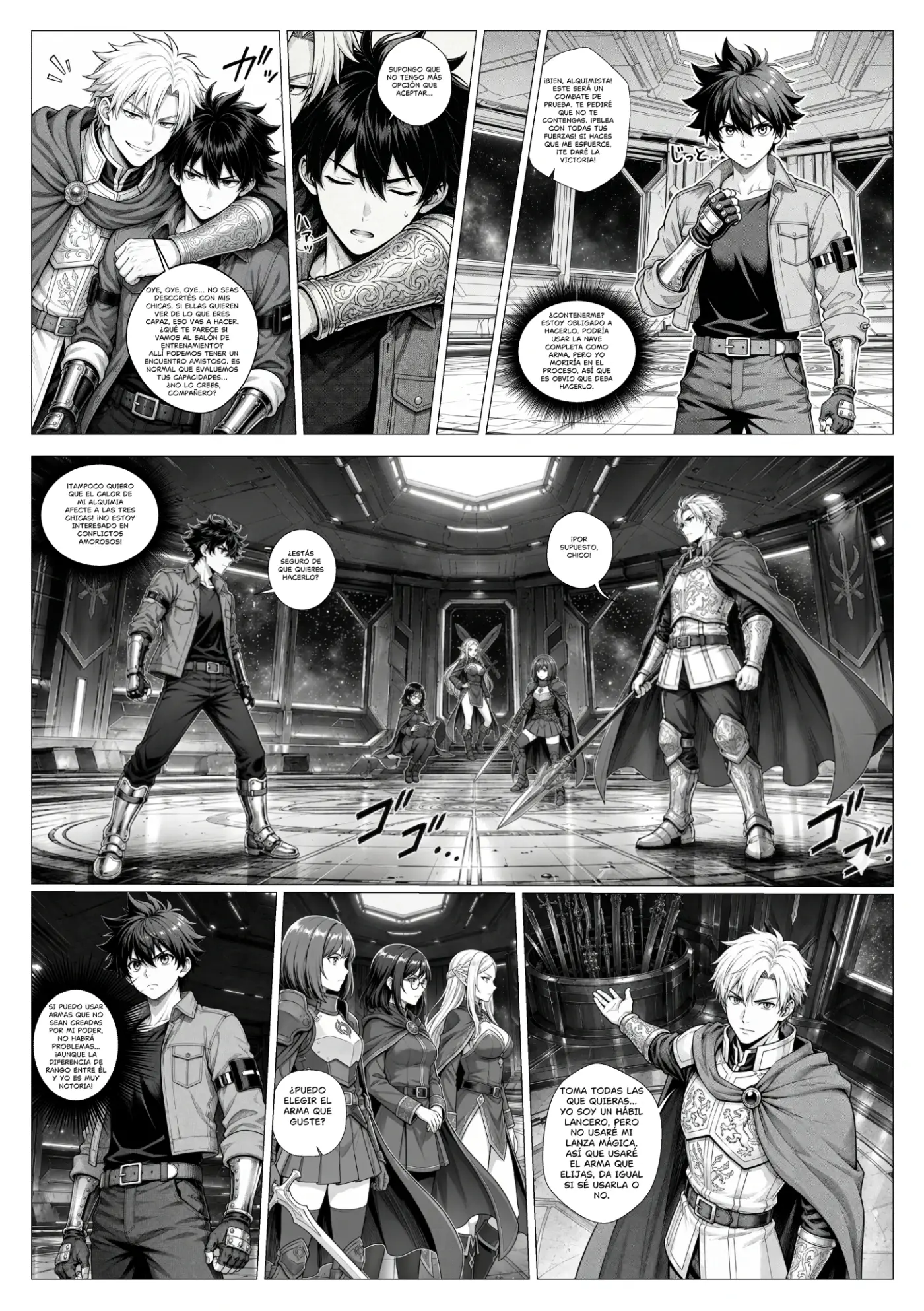 X-Caution | El Alquimista de Fuego que enamora a Todas sin querer Salvará al universo... o algo así! (Manga IA) - Capítulo 13 - Página 19 - LectorTMOo