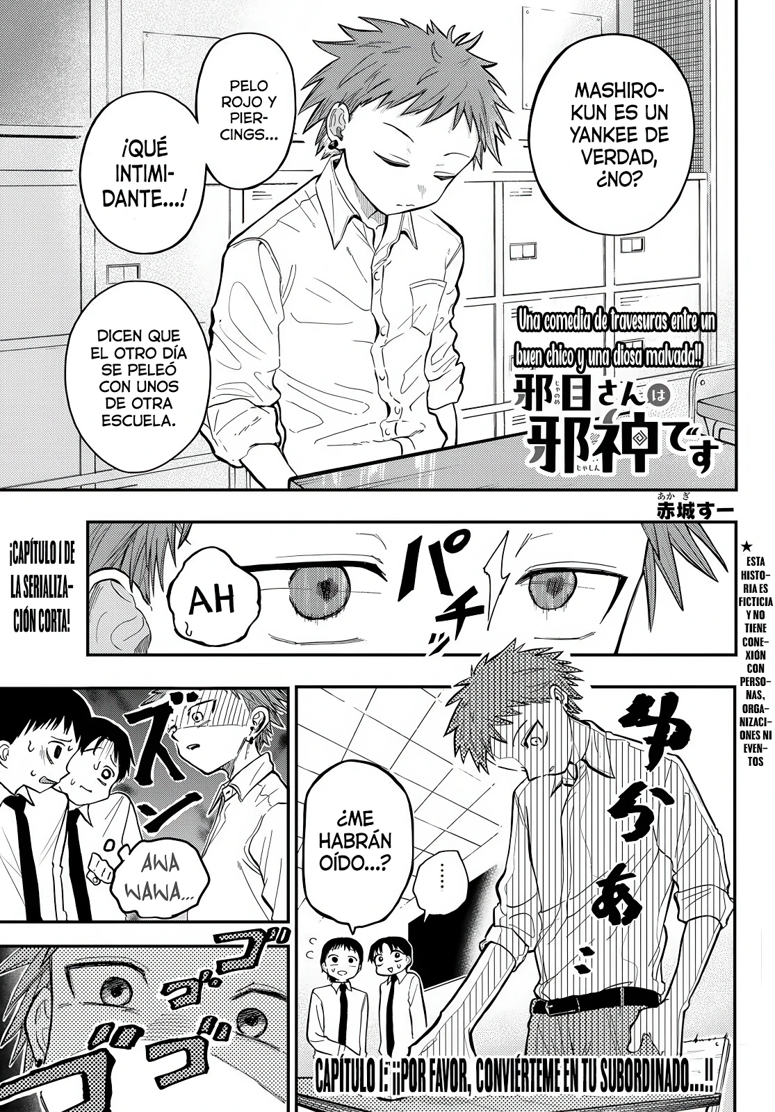 Yokoshimame-san wa Jashin Desu - Capítulo 1 - Página 4 - LectorTMOo