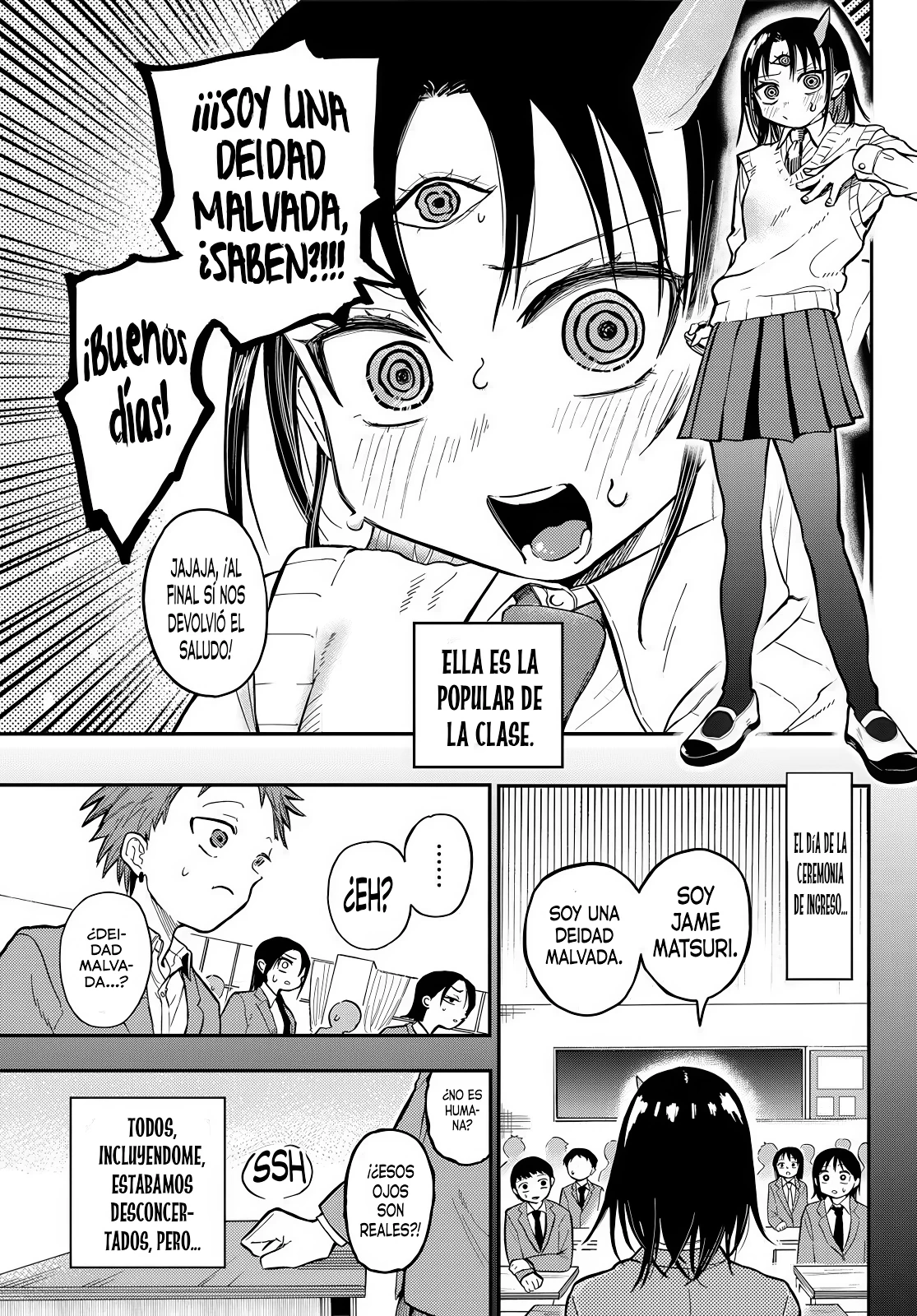 Yokoshimame-san wa Jashin Desu - Capítulo 1 - Página 12 - LectorTMOo
