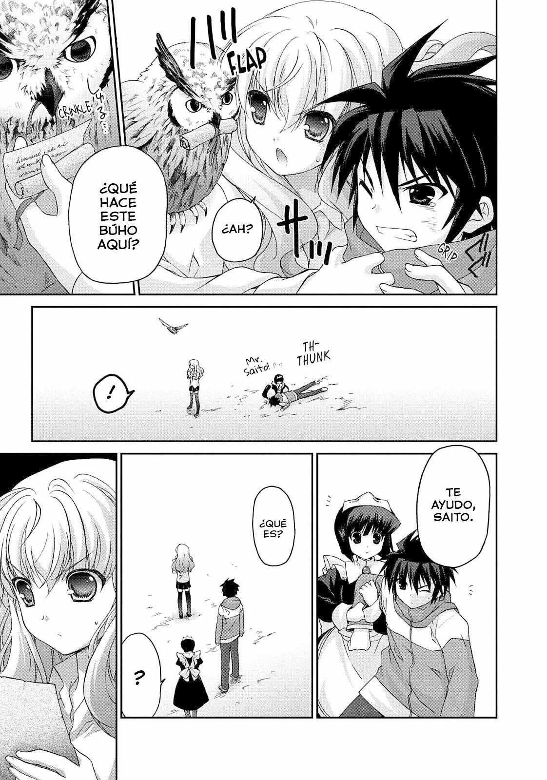 Zero no tsukaima capítulo 4 página 8