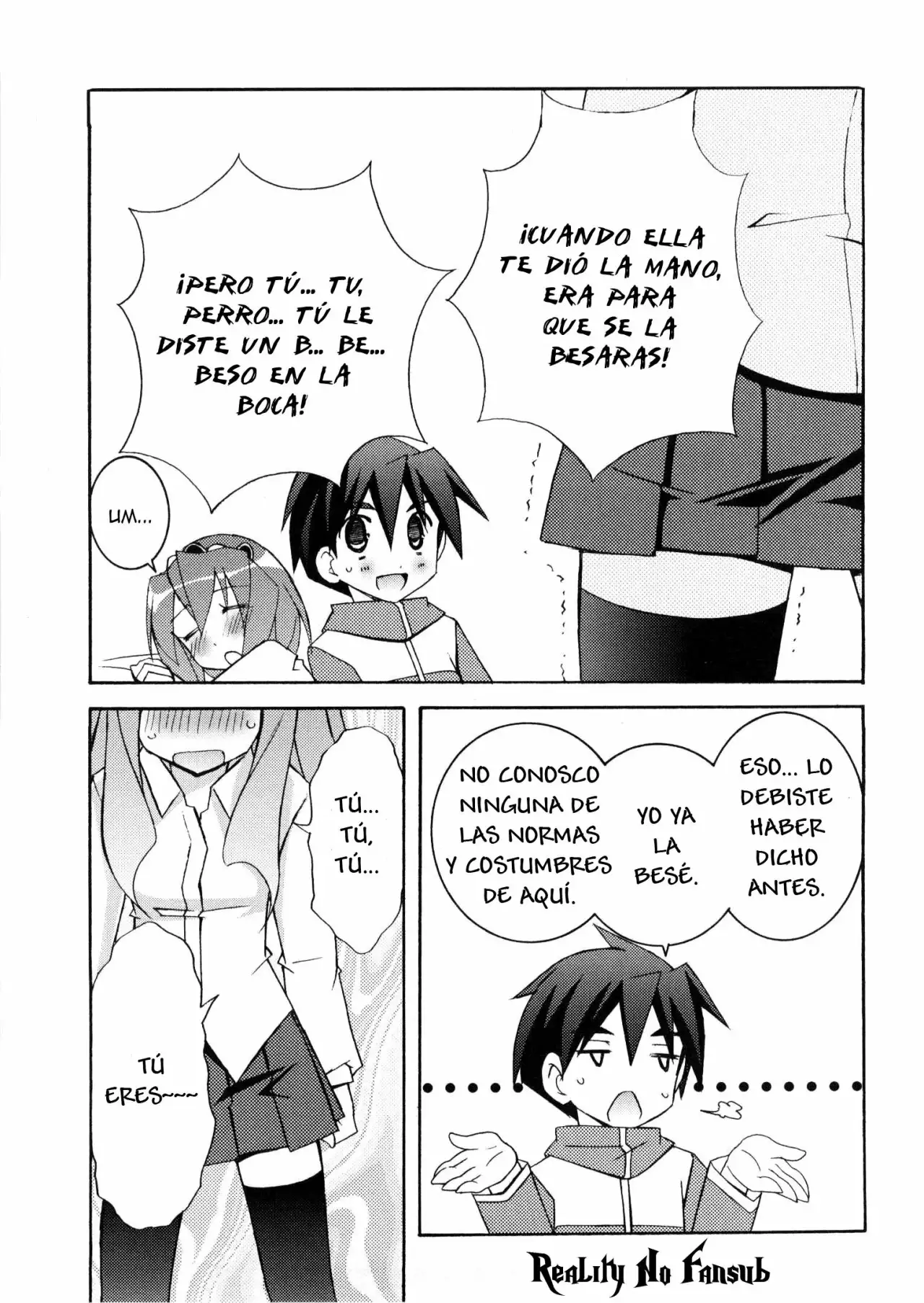 Zero no tsukaima capítulo 14 página 1