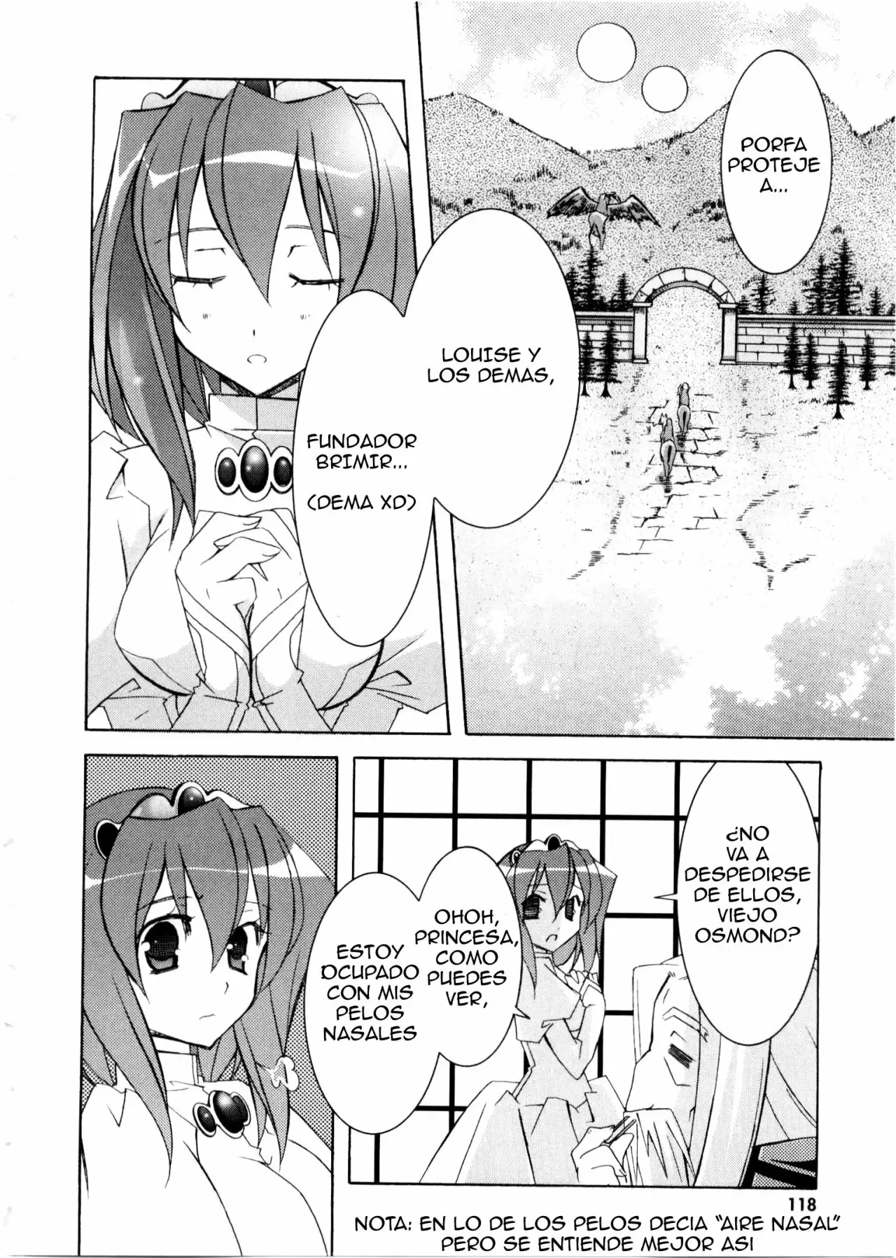 Zero no tsukaima capítulo 15 página 14