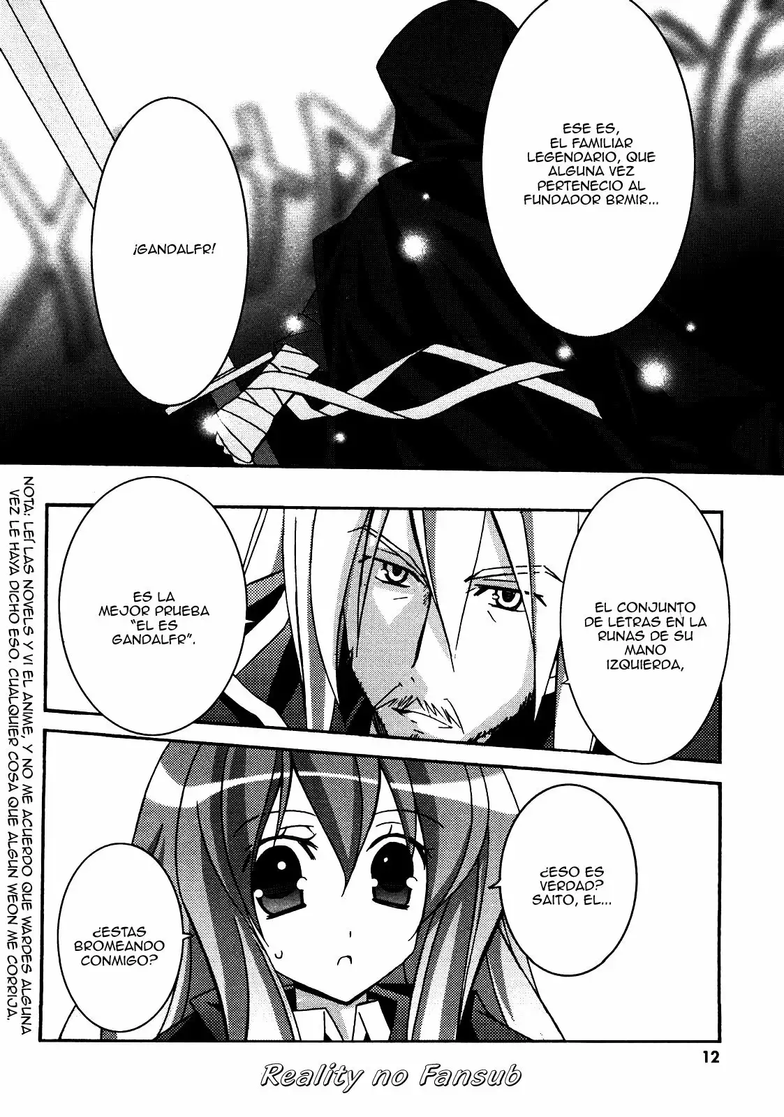 Zero no tsukaima capítulo 17 página 12