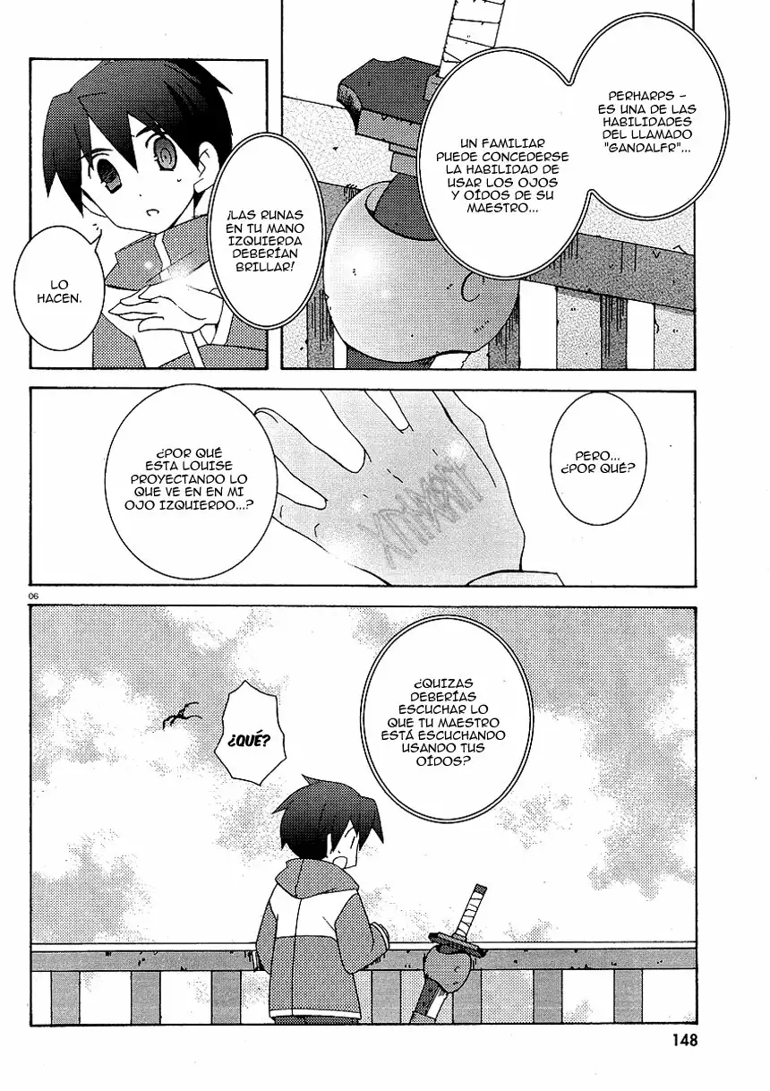 Zero no tsukaima capítulo 22 página 6