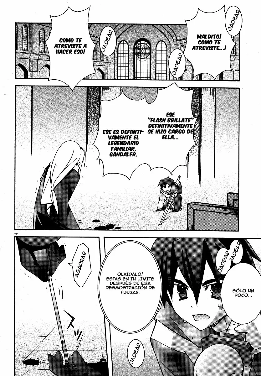Zero no tsukaima capítulo 23 página 22