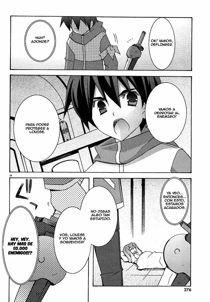Zero no tsukaima capítulo 23 página 28