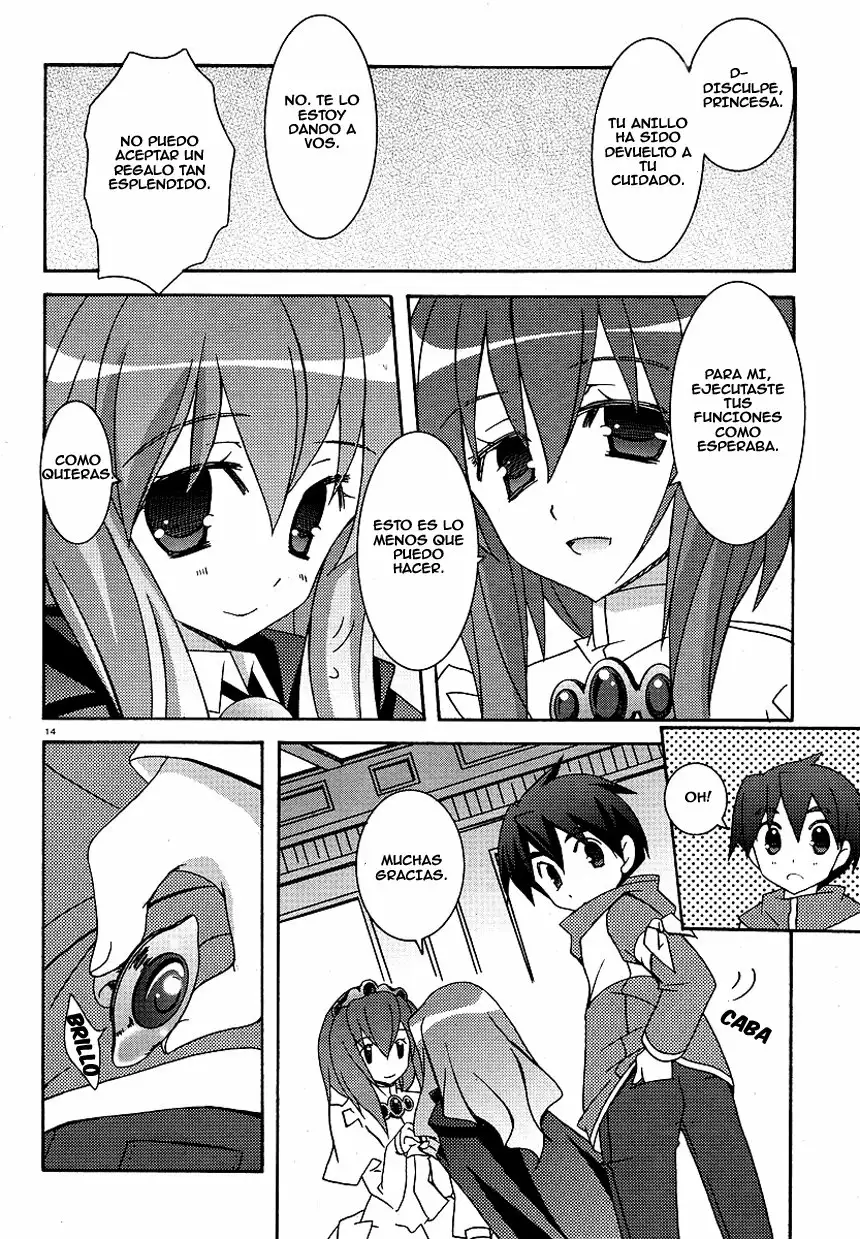 Zero no tsukaima capítulo 24 página 14