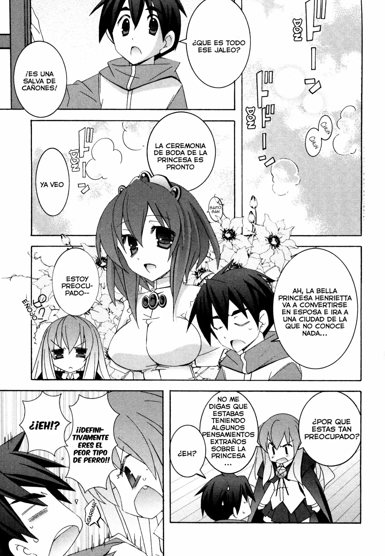 Zero no tsukaima capítulo 31 página 3