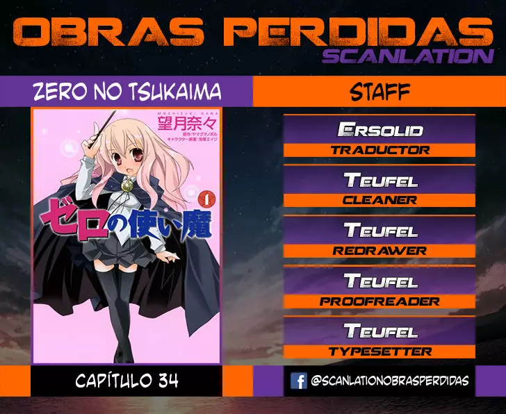 Zero no tsukaima capítulo 34 página 1