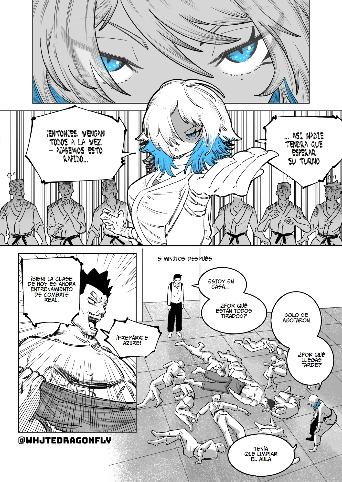 Azure Wants to Turn Me into the Ideal BF capítulo 4.5 página 5