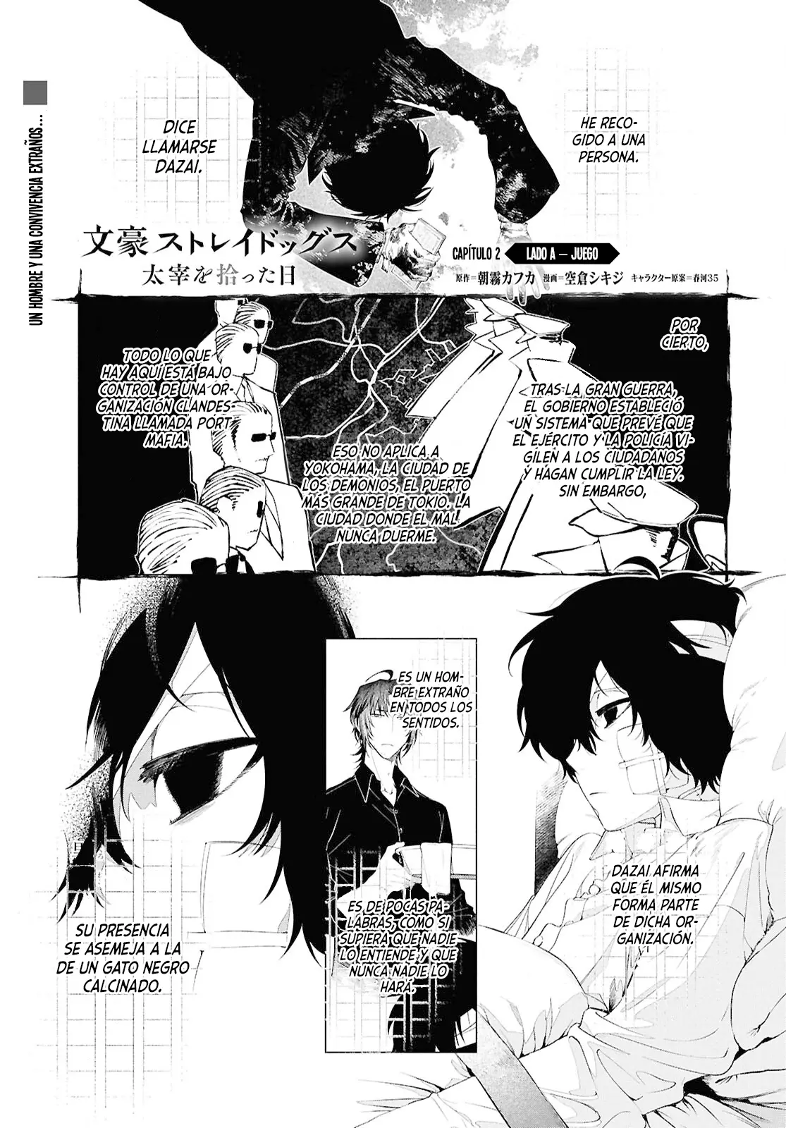 Bungou Stray Dogs: Dazai wo Hirotta Hi capítulo 2 página 3