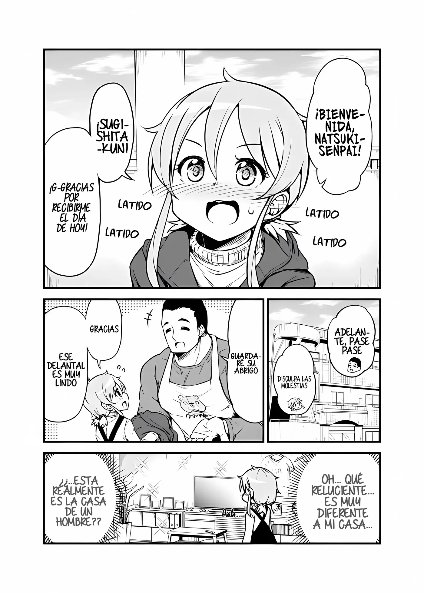 Chicchai Onna Senpai ga Dandan Koi ni Ochiru Hanashi capítulo 6 página 3