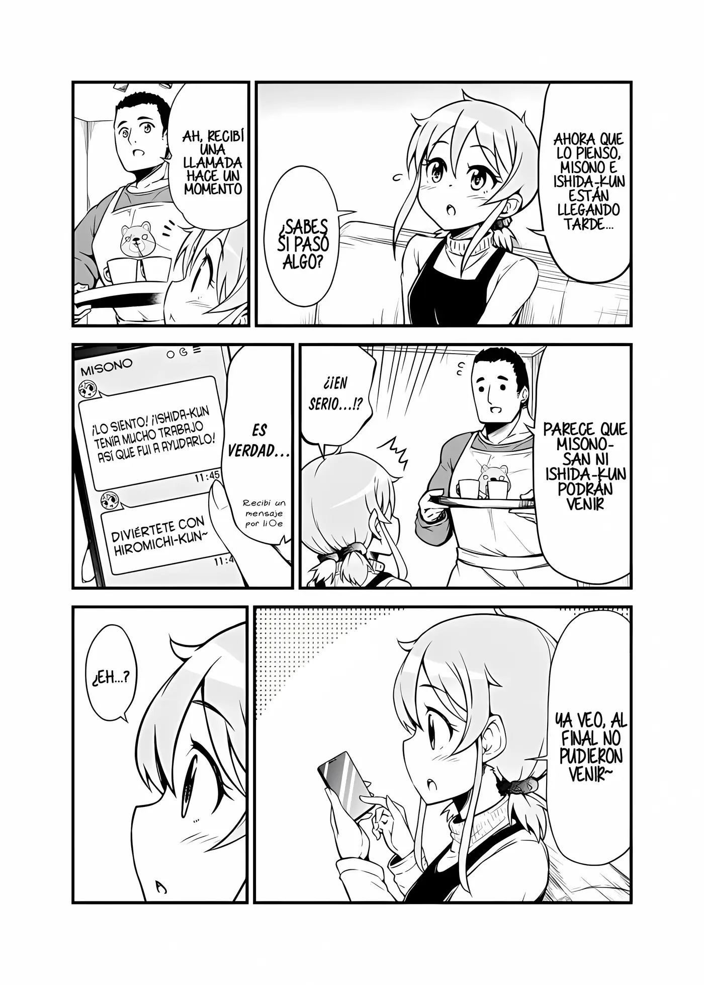 Chicchai Onna Senpai ga Dandan Koi ni Ochiru Hanashi capítulo 6 página 4