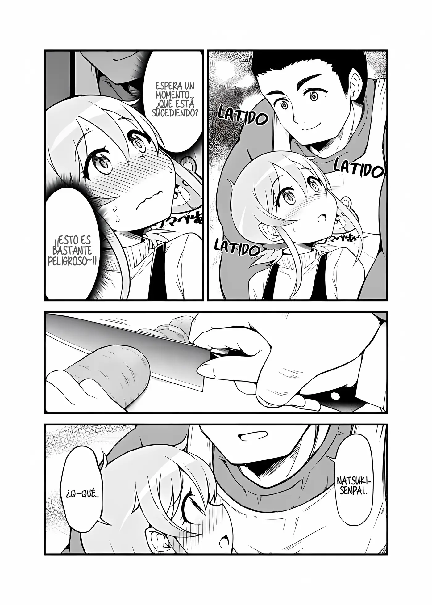 Chicchai Onna Senpai ga Dandan Koi ni Ochiru Hanashi capítulo 9 página 2