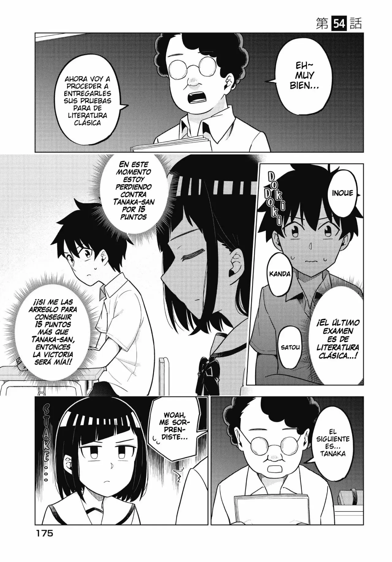 Classmate no Tanaka-san wa Sugoku Kowai capítulo 54 página 2