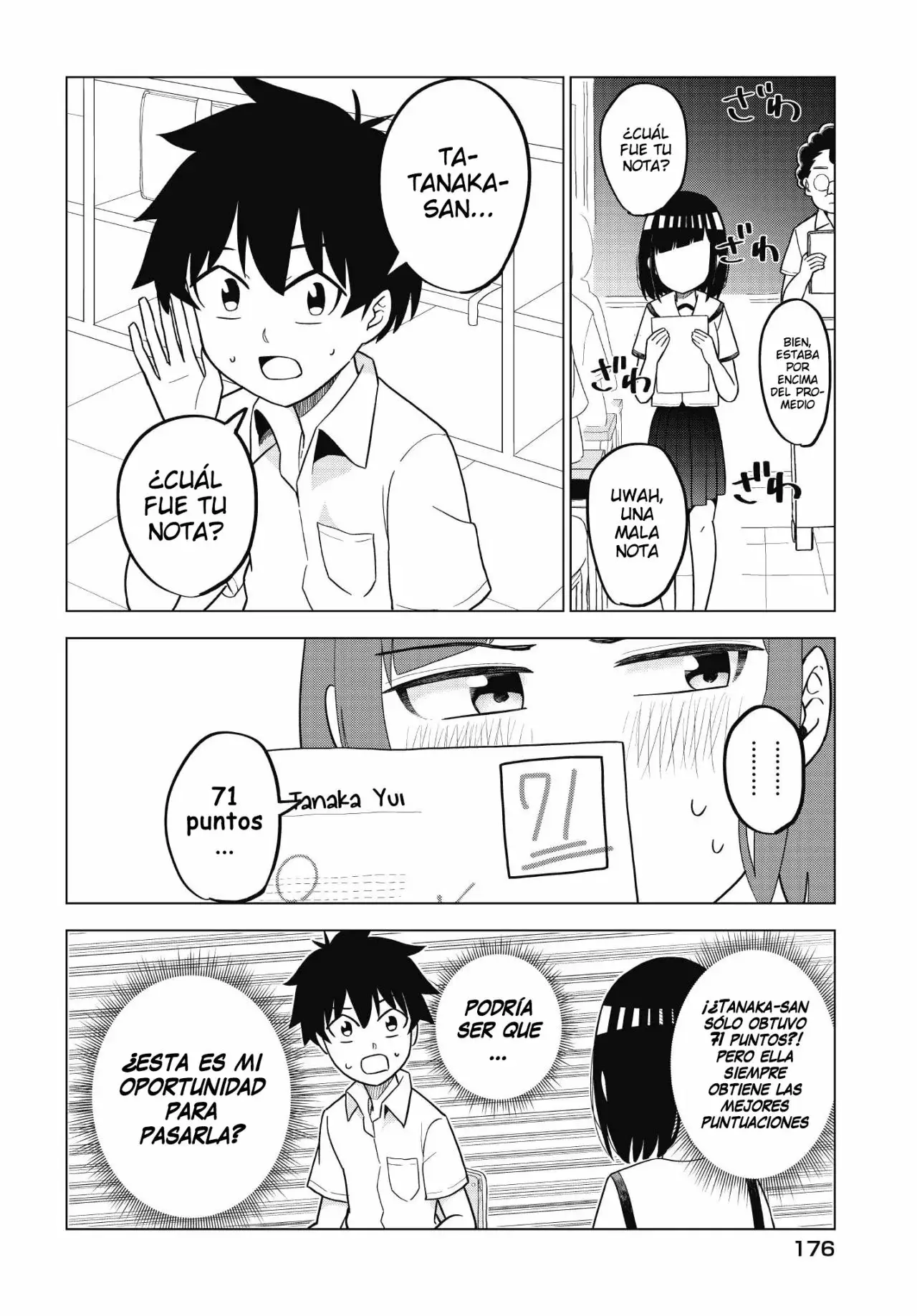 Classmate no Tanaka-san wa Sugoku Kowai capítulo 54 página 3