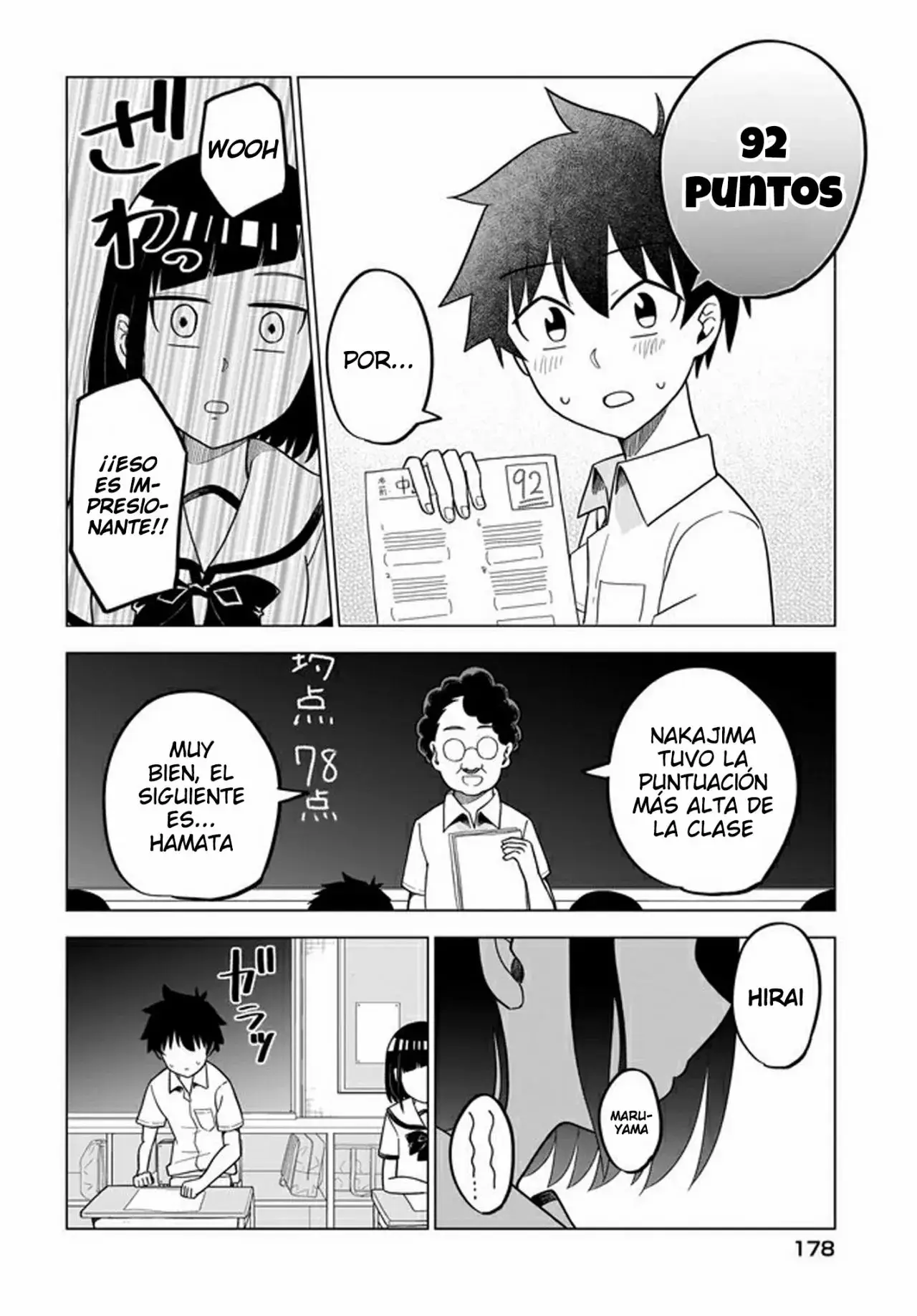 Classmate no Tanaka-san wa Sugoku Kowai capítulo 54 página 5