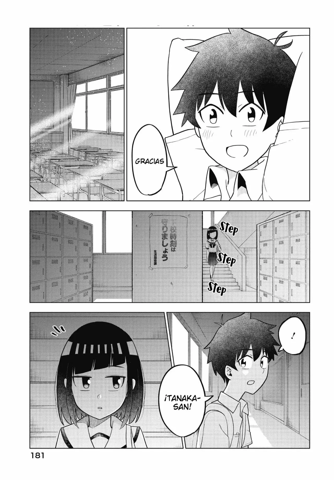 Classmate no Tanaka-san wa Sugoku Kowai capítulo 54 página 8