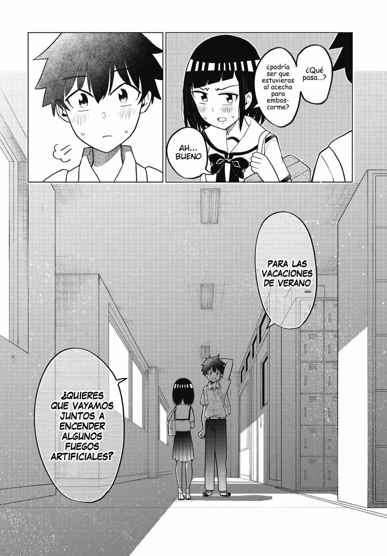 Classmate no Tanaka-san wa Sugoku Kowai capítulo 54 página 9