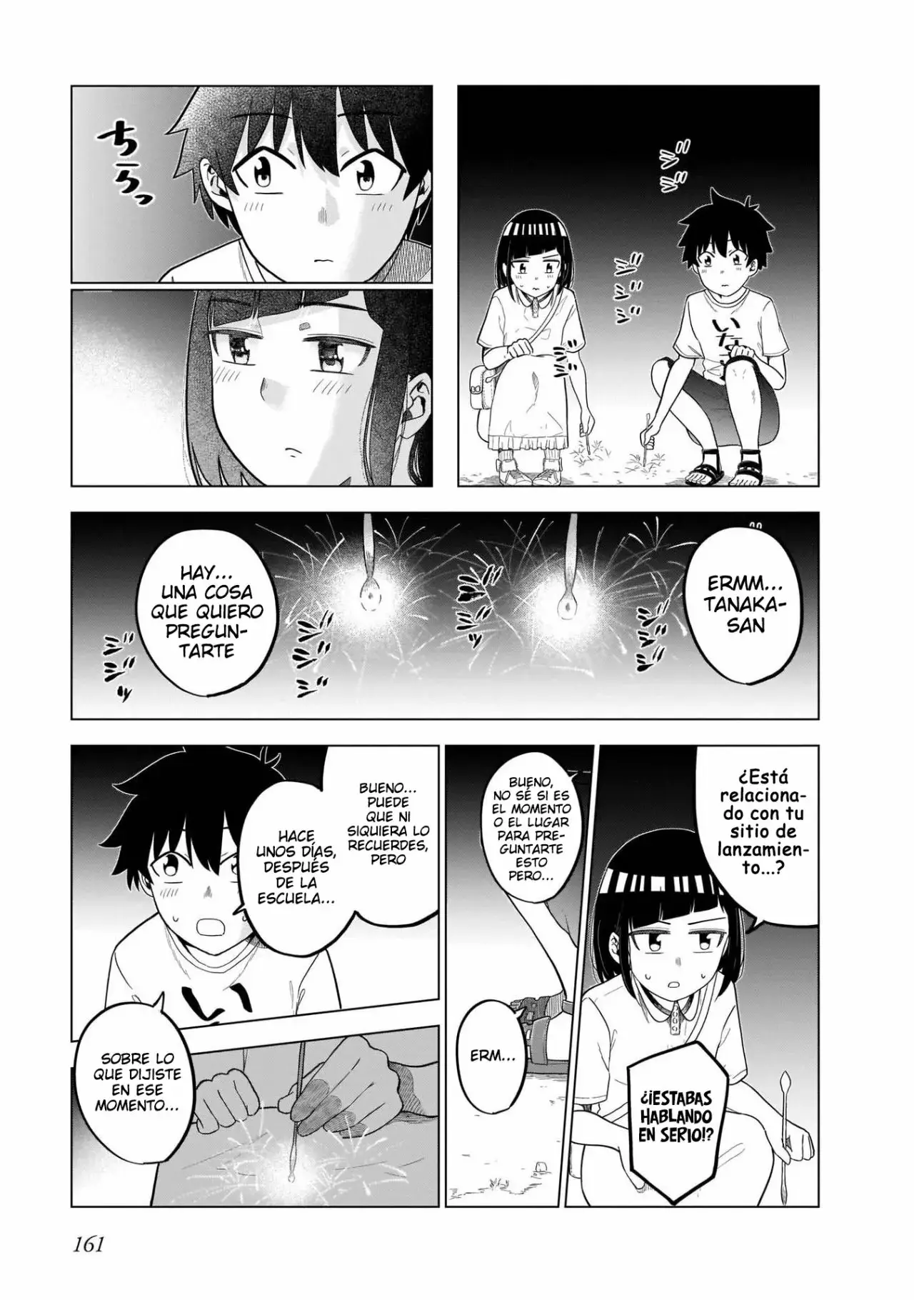 Classmate no Tanaka-san wa Sugoku Kowai capítulo 56 página 6