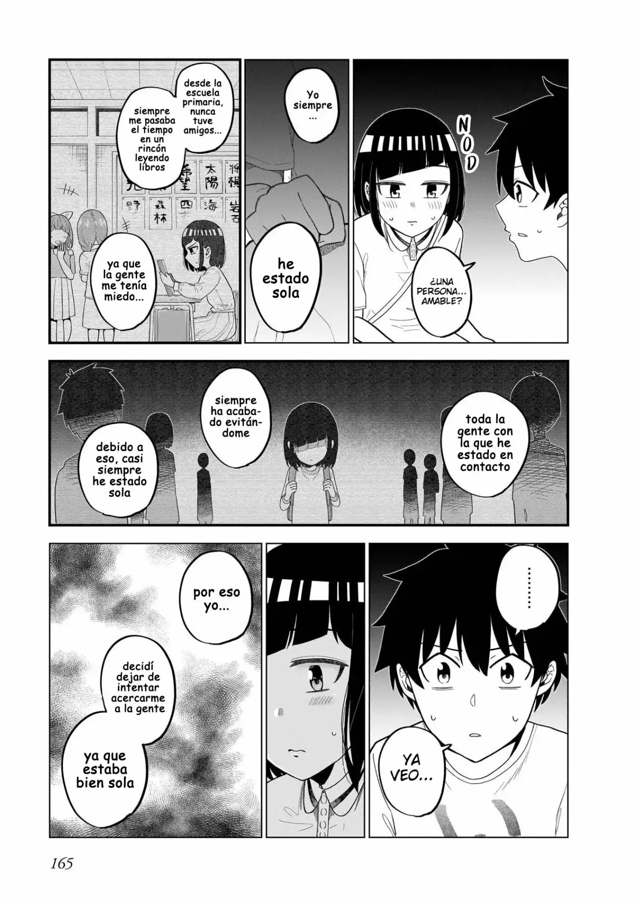 Classmate no Tanaka-san wa Sugoku Kowai capítulo 56 página 10