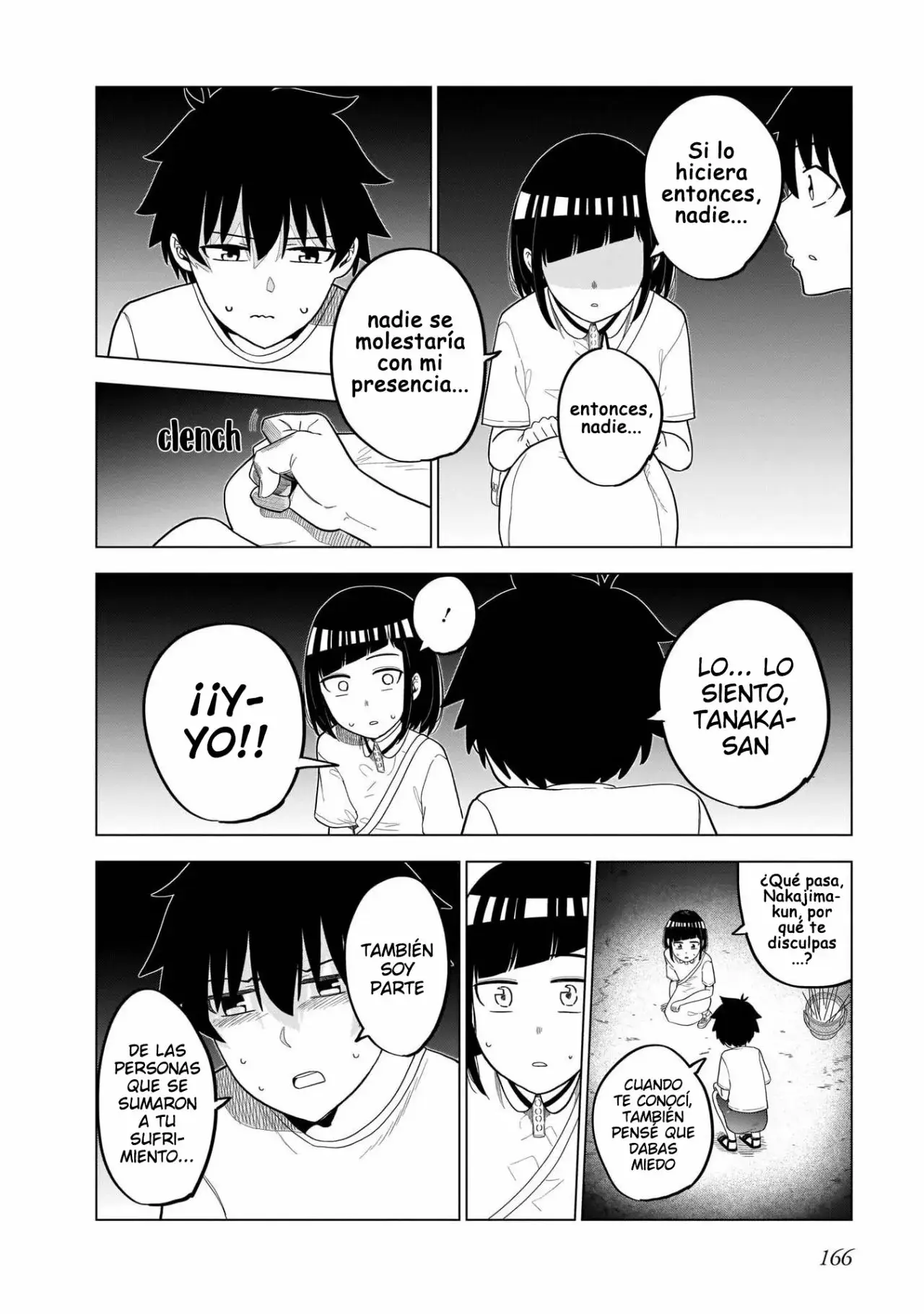 Classmate no Tanaka-san wa Sugoku Kowai capítulo 56 página 11