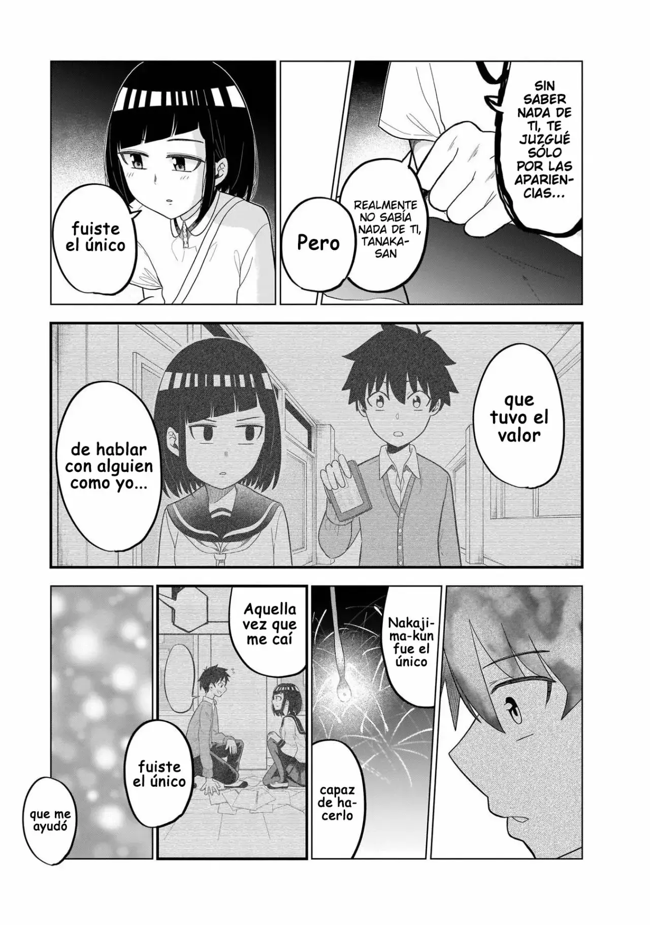 Classmate no Tanaka-san wa Sugoku Kowai capítulo 56 página 12
