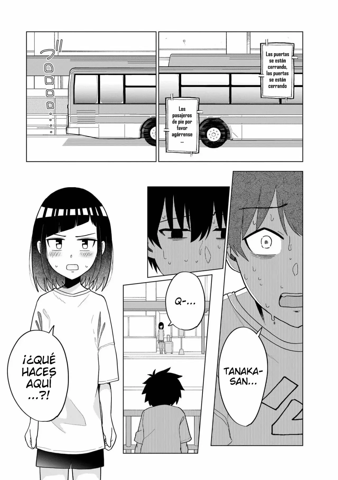 Classmate no Tanaka-san wa Sugoku Kowai capítulo 57 página 6