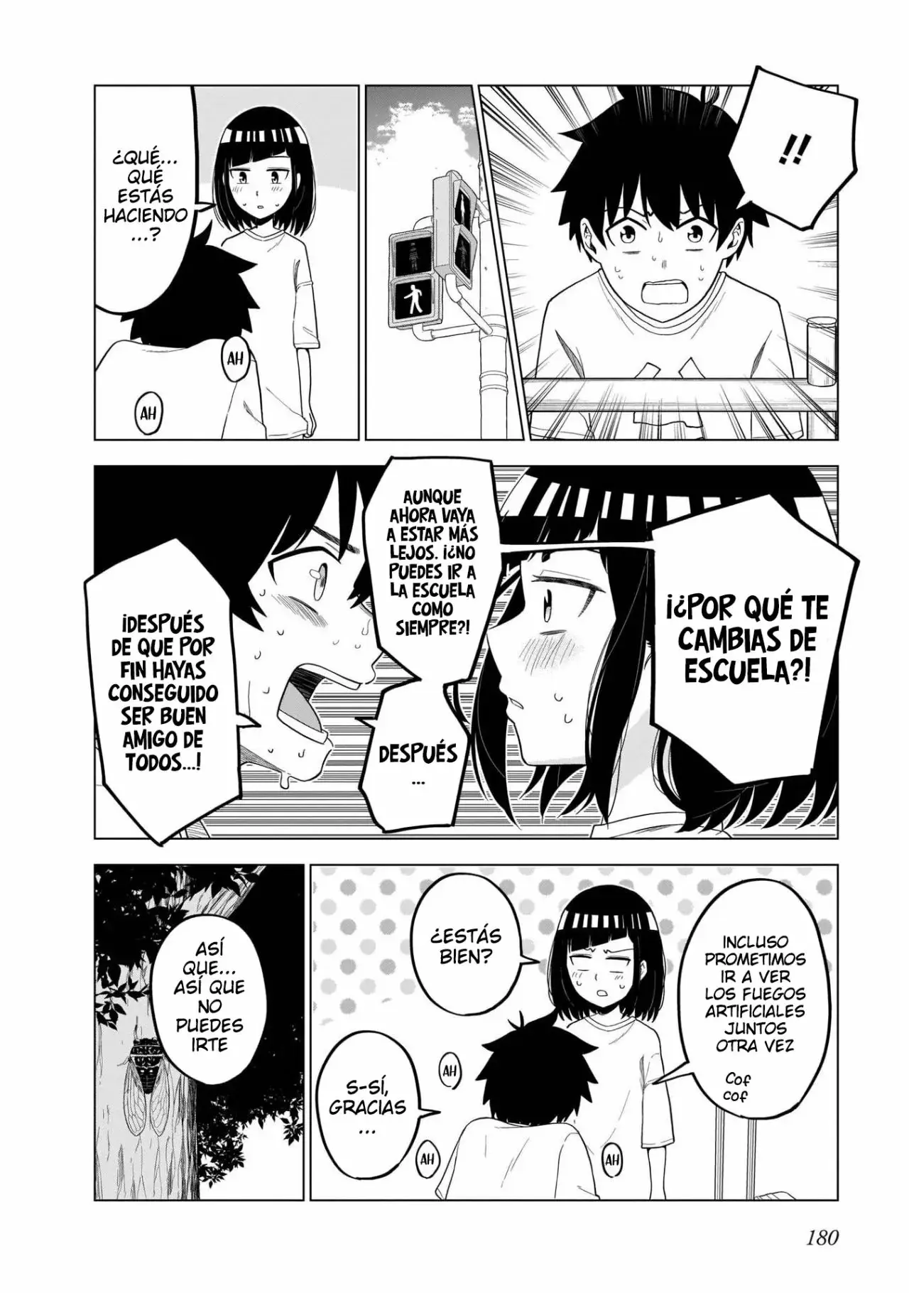 Classmate no Tanaka-san wa Sugoku Kowai capítulo 57 página 7