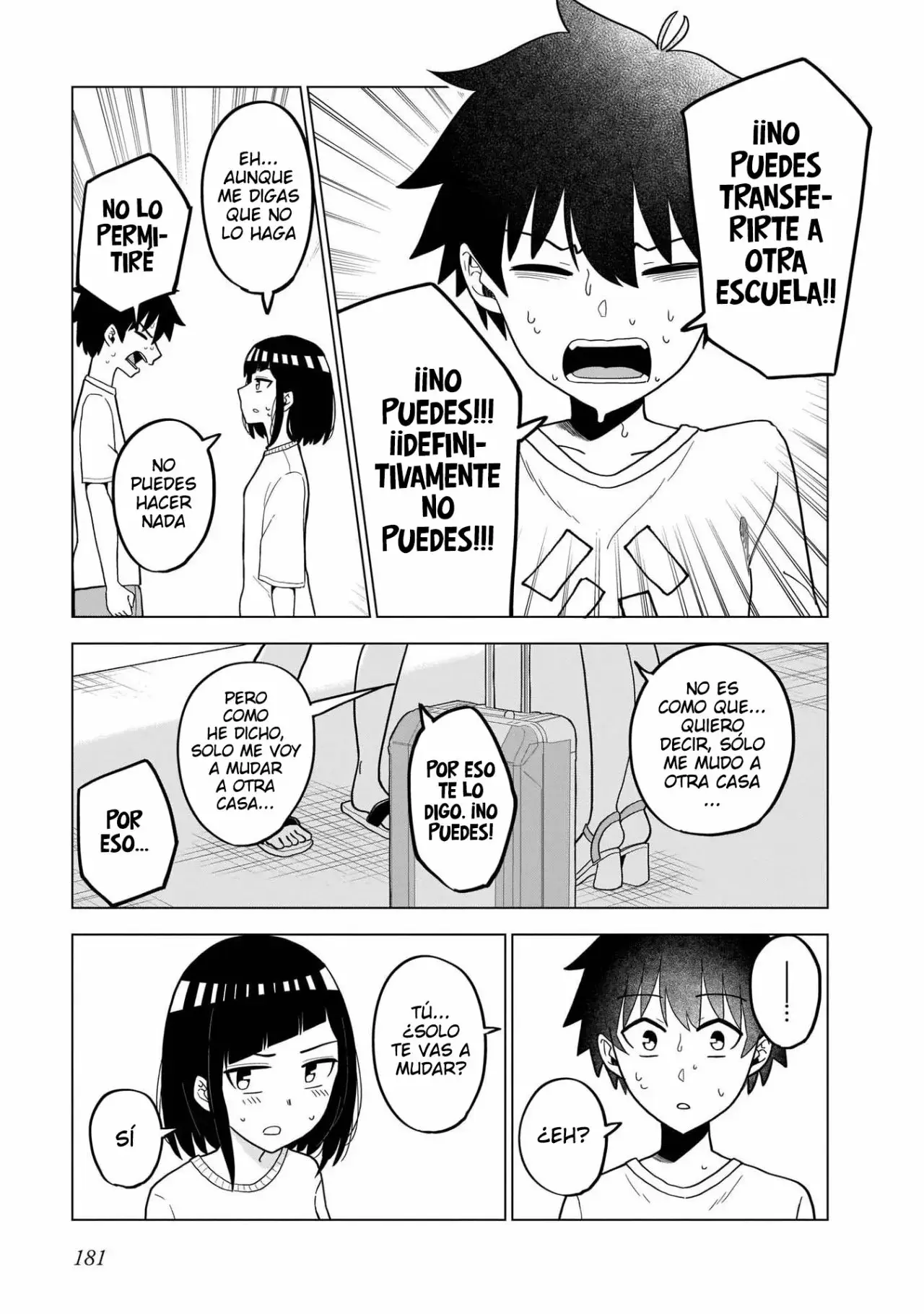 Classmate no Tanaka-san wa Sugoku Kowai capítulo 57 página 8