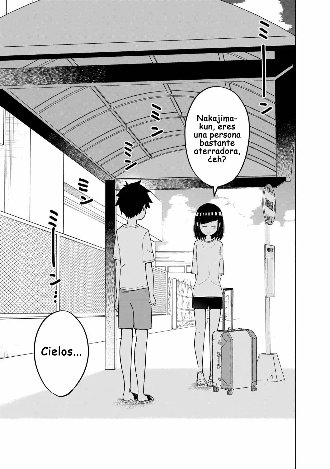 Classmate no Tanaka-san wa Sugoku Kowai capítulo 57 página 10