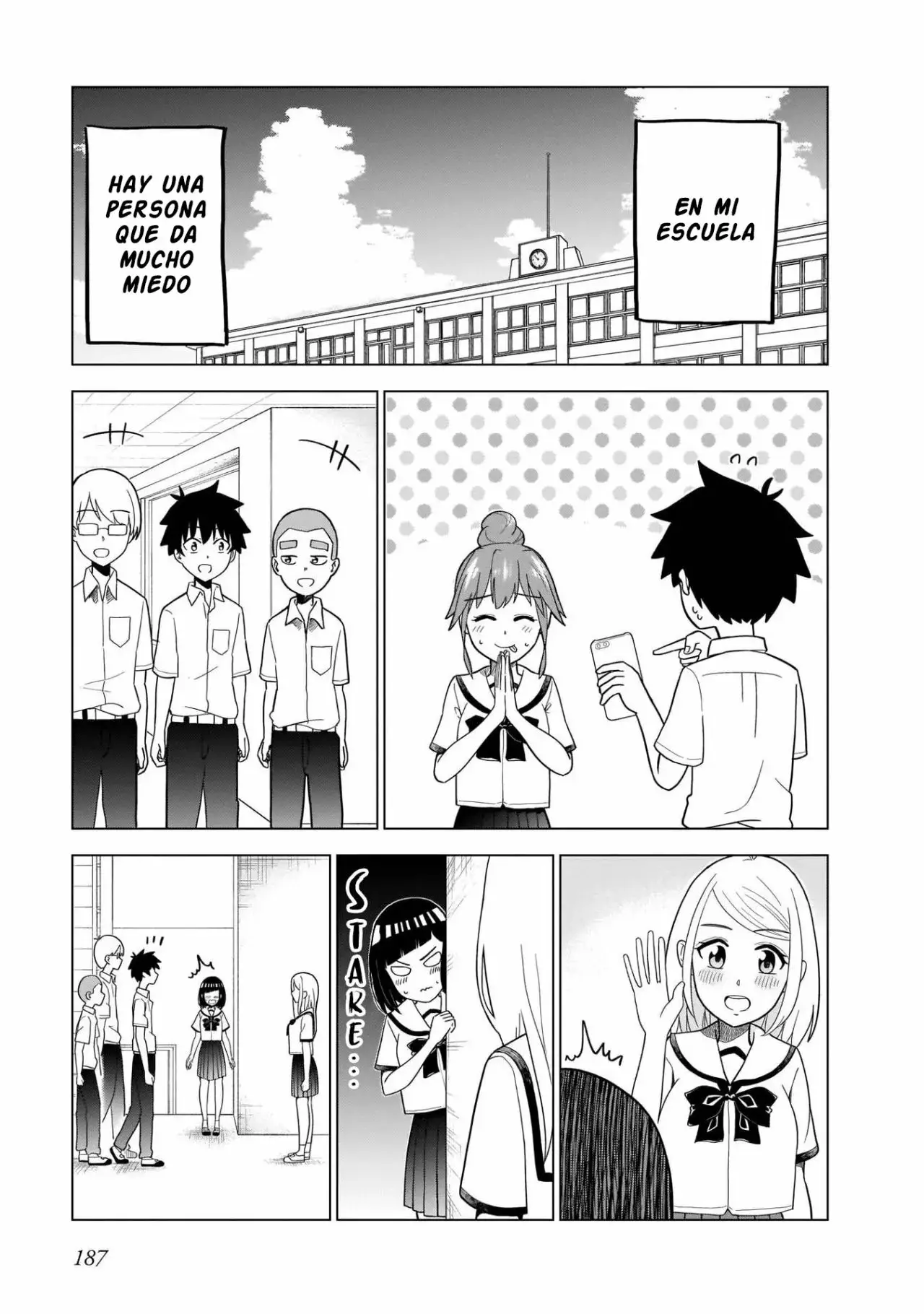 Classmate no Tanaka-san wa Sugoku Kowai capítulo 57 página 14