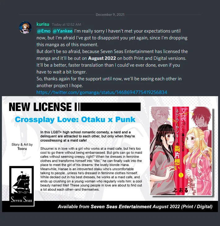 Crossplay Love: Otaku x Punk - Capítulo 7 - Página 12 - LectorTMOo