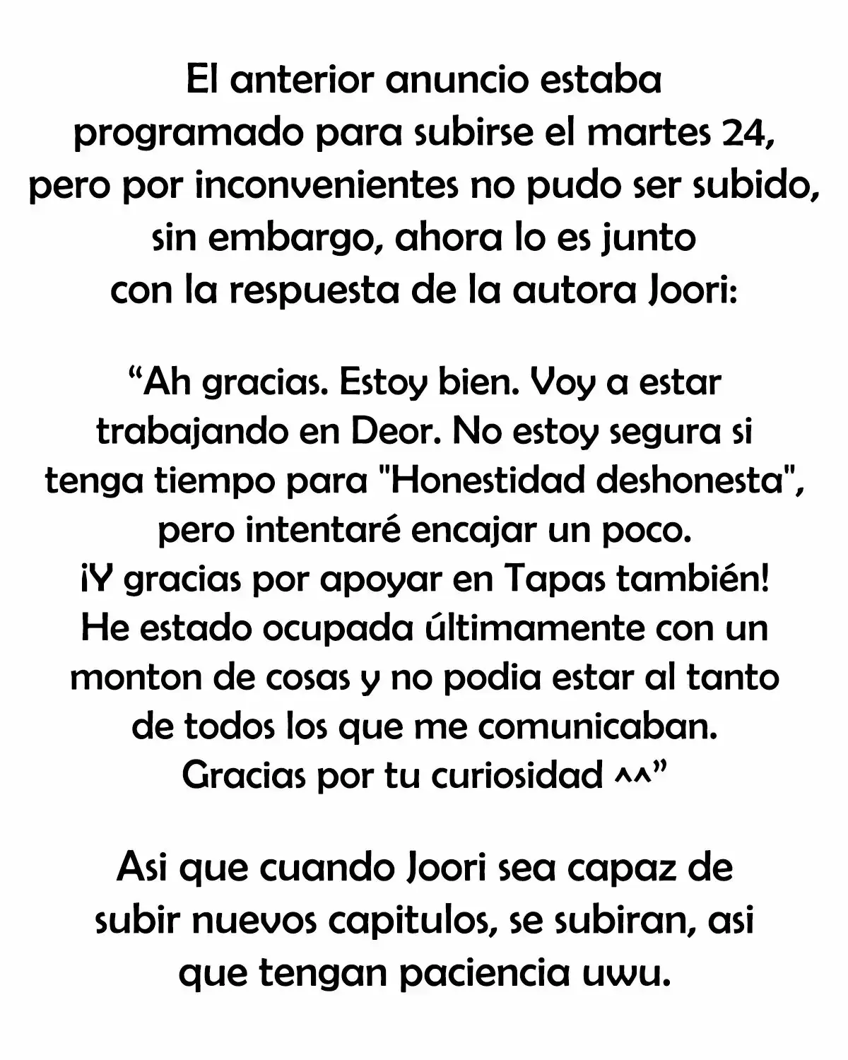 Dishonest Honesty capítulo 71.5 página 5