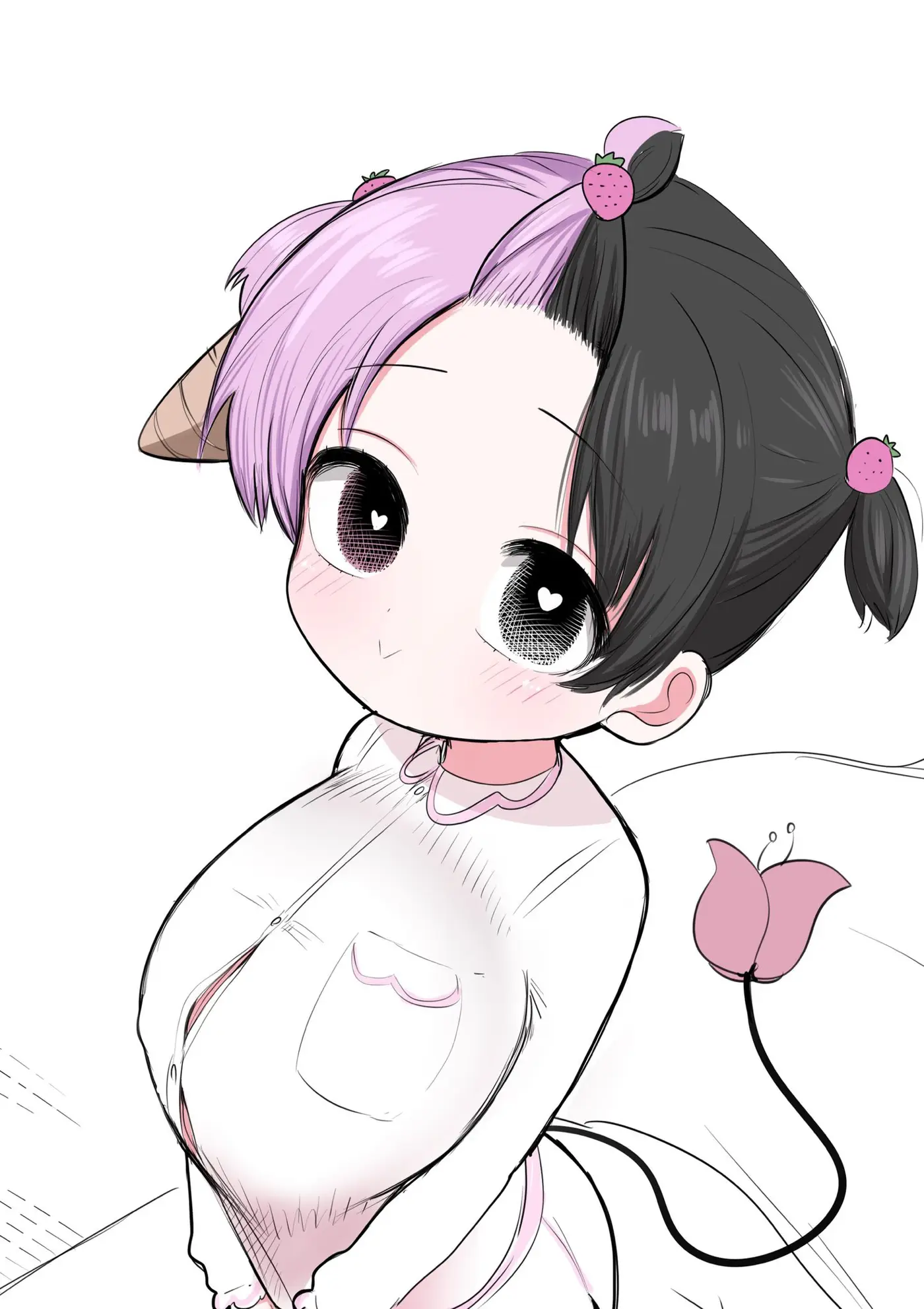 Half Succubus wo Hirotta capítulo 60.5 página 3
