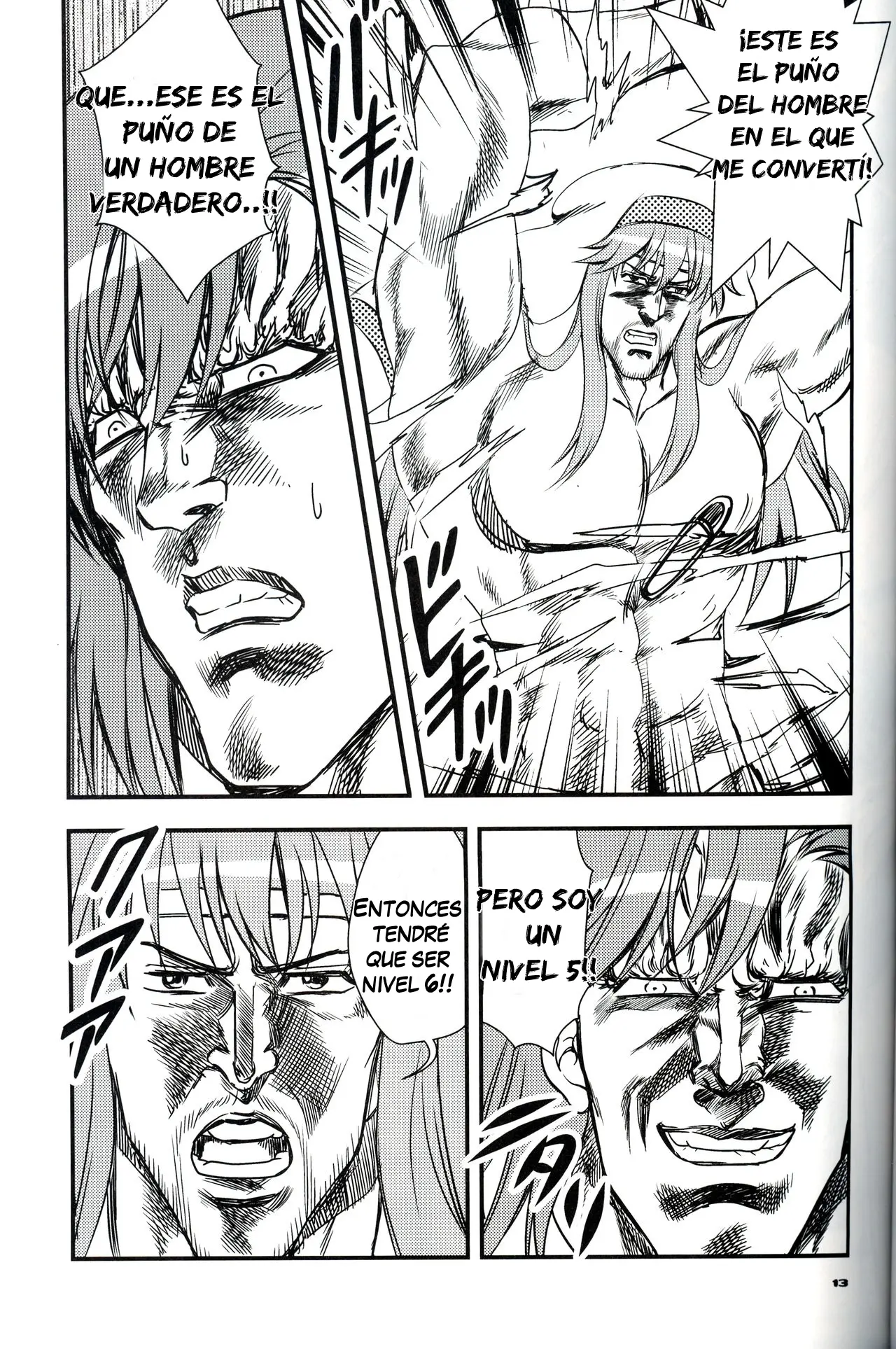 Hokuto no Ken & Toaru Majutsu no Index - Toaru Kenpouka no Jigoku no Mokushiroku (Doujinshi) capítulo 0 página 14