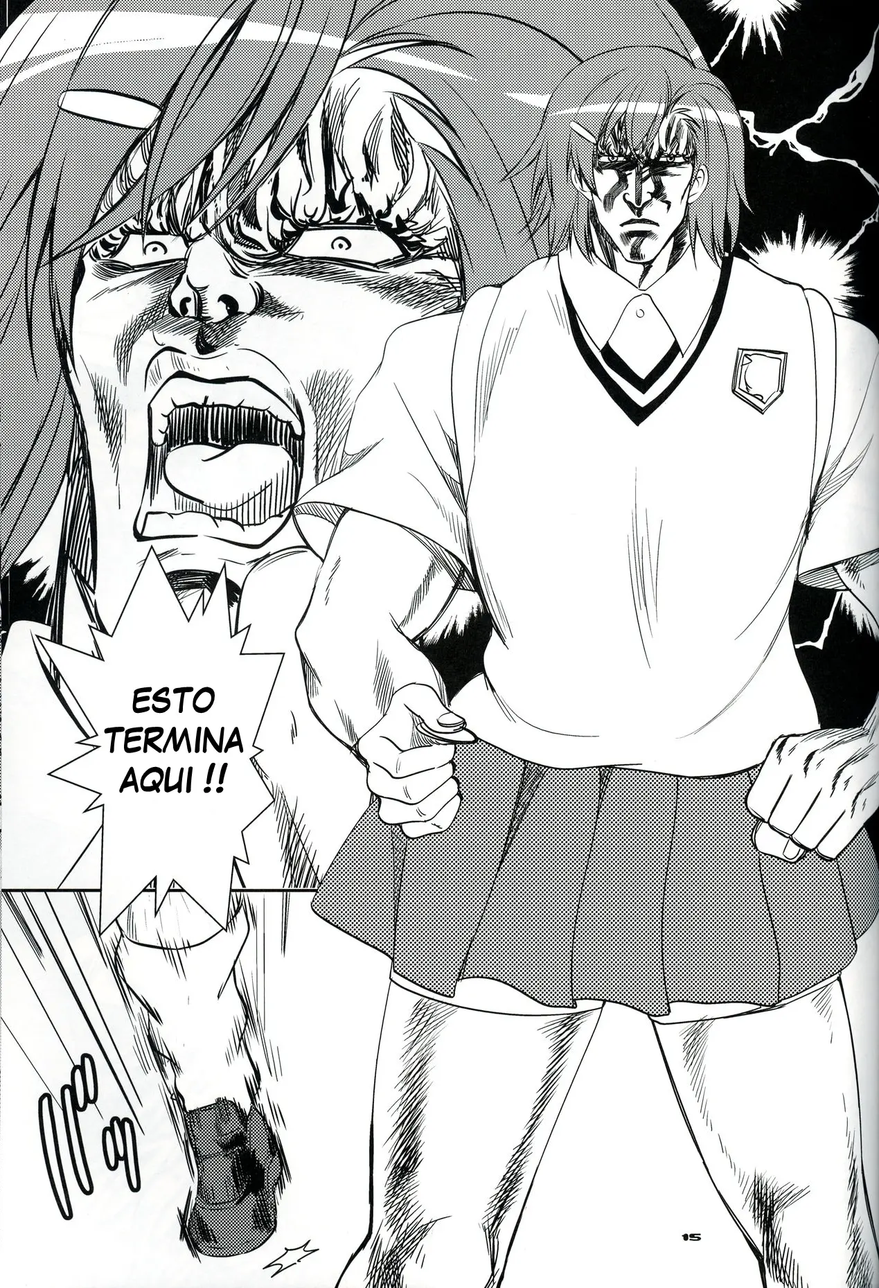 Hokuto no Ken & Toaru Majutsu no Index - Toaru Kenpouka no Jigoku no Mokushiroku (Doujinshi) capítulo 0 página 16