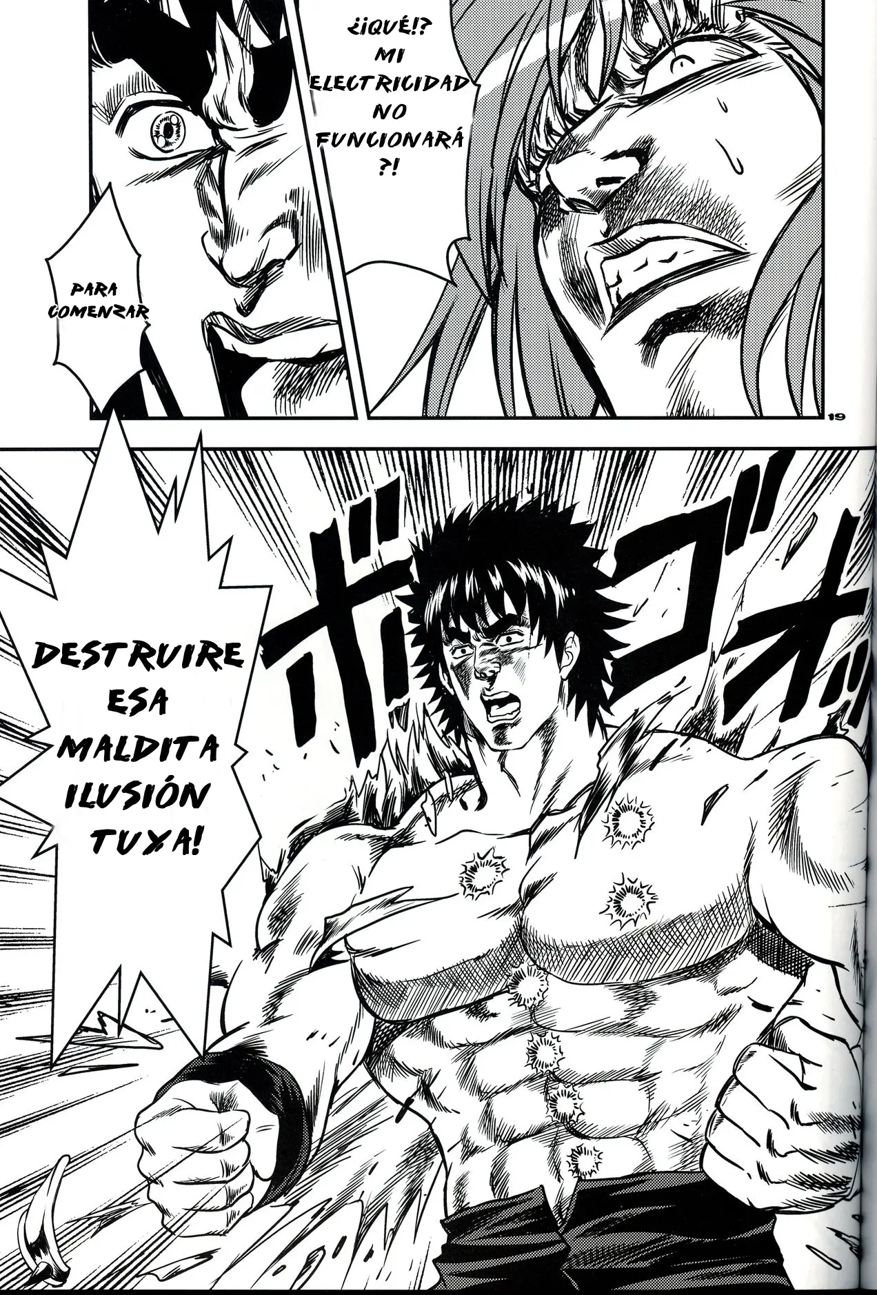 Hokuto no Ken & Toaru Majutsu no Index - Toaru Kenpouka no Jigoku no Mokushiroku (Doujinshi) capítulo 0 página 20