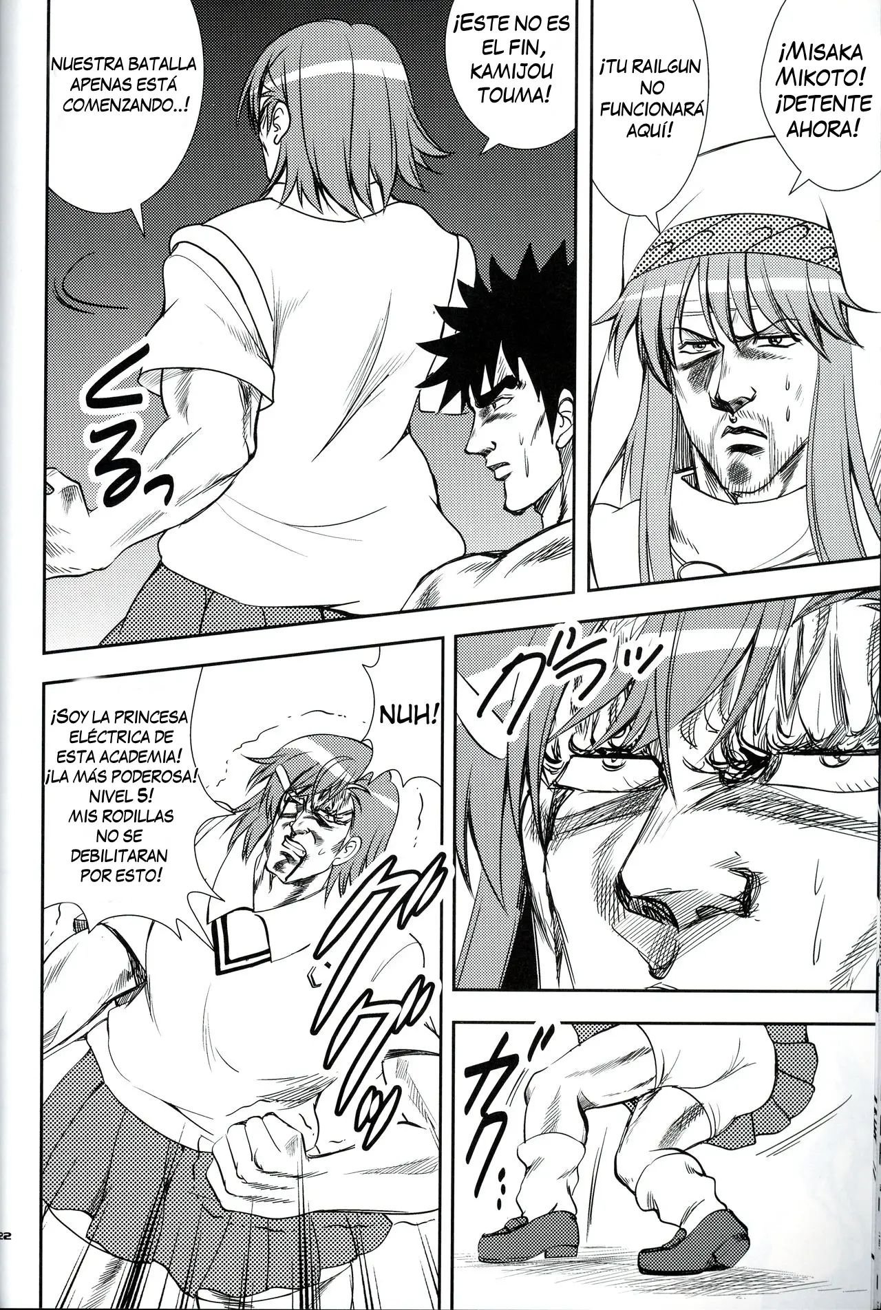 Hokuto no Ken & Toaru Majutsu no Index - Toaru Kenpouka no Jigoku no Mokushiroku (Doujinshi) capítulo 0 página 23