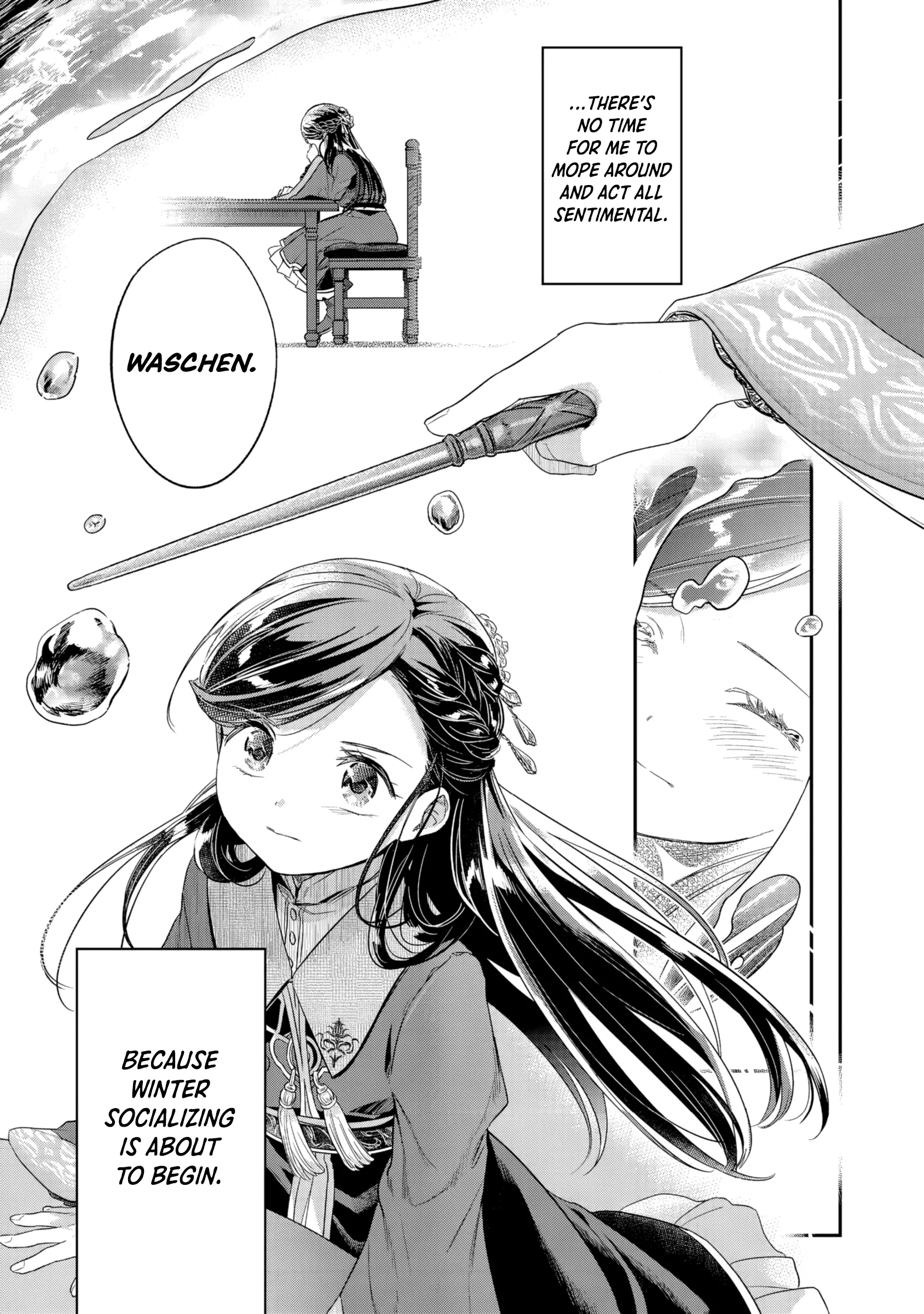 Honzuki no Gekokujou: Shisho ni Naru tame ni wa Shudan o Erandeiraremasen—Dai-5 Bu: Todaeta Chishiki o Tsunageyou! - Capítulo 1 - Página 4 - LectorTMOo