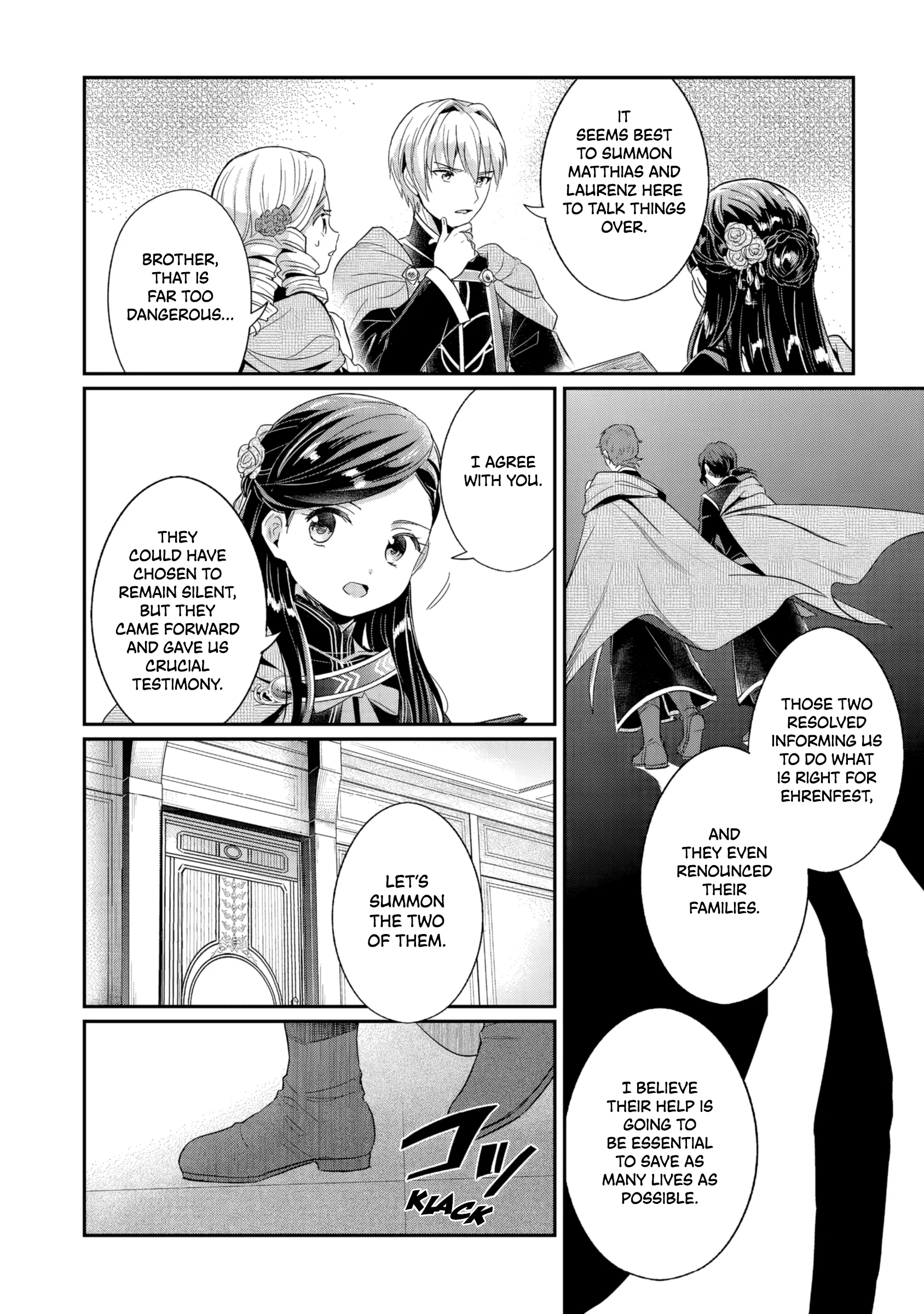 Honzuki no Gekokujou: Shisho ni Naru tame ni wa Shudan o Erandeiraremasen—Dai-5 Bu: Todaeta Chishiki o Tsunageyou! - Capítulo 1 - Página 12 - LectorTMOo