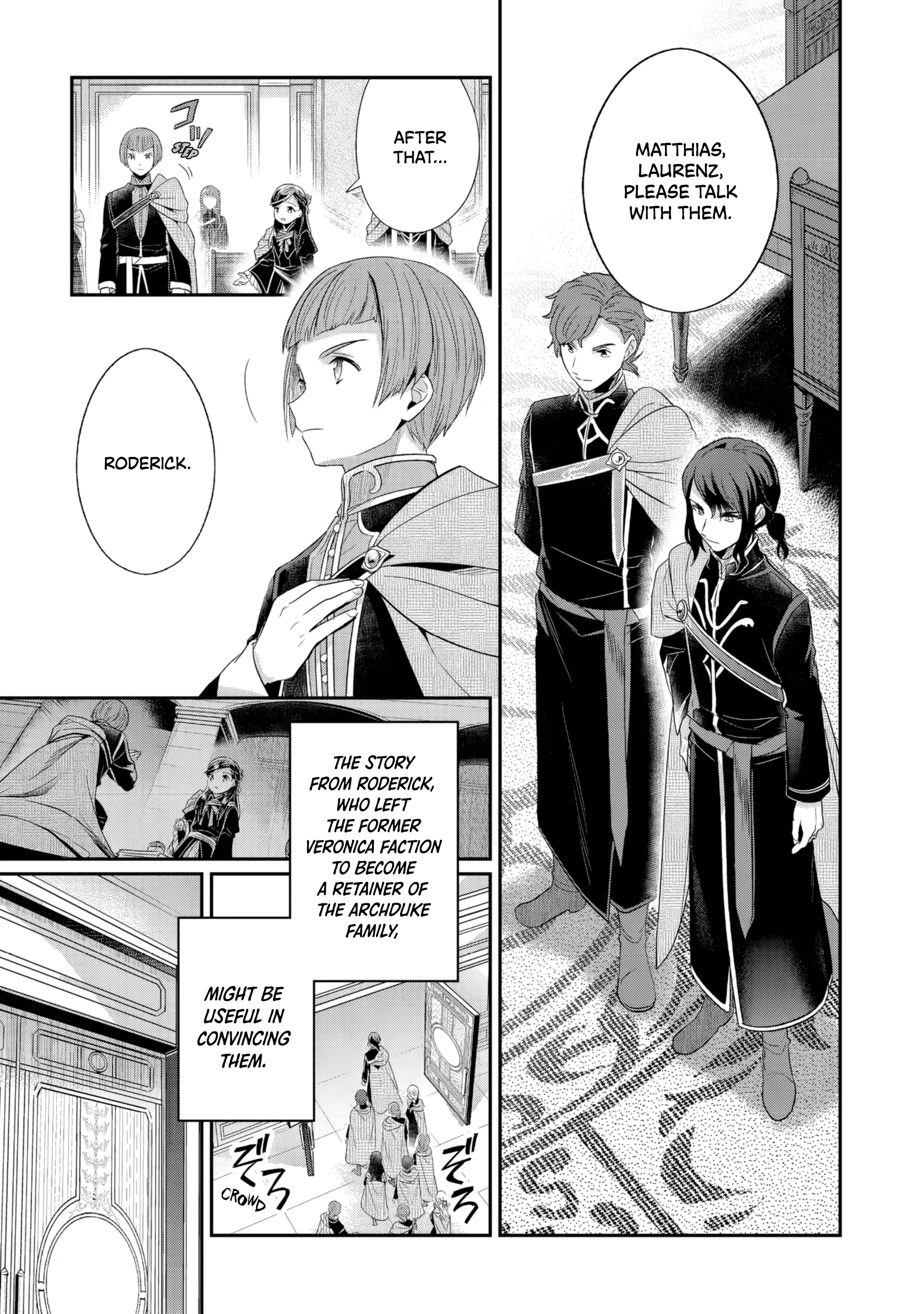 Honzuki no Gekokujou: Shisho ni Naru tame ni wa Shudan o Erandeiraremasen—Dai-5 Bu: Todaeta Chishiki o Tsunageyou! - Capítulo 1 - Página 19 - LectorTMOo