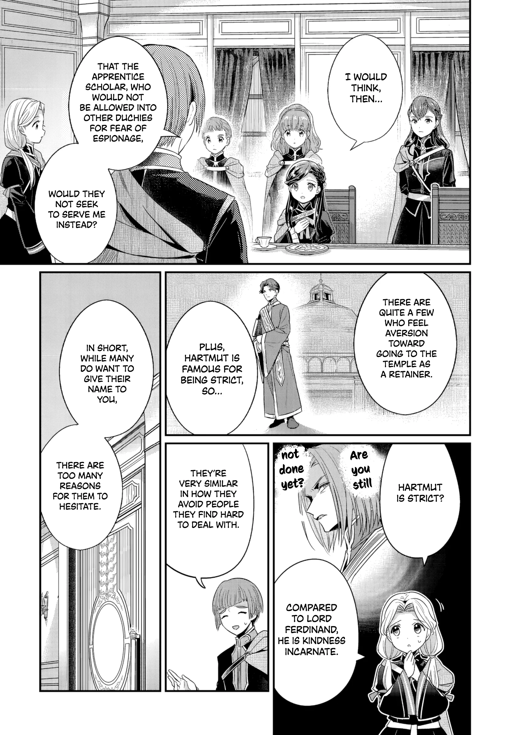 Honzuki no Gekokujou: Shisho ni Naru tame ni wa Shudan o Erandeiraremasen—Dai-5 Bu: Todaeta Chishiki o Tsunageyou! - Capítulo 1 - Página 23 - LectorTMOo